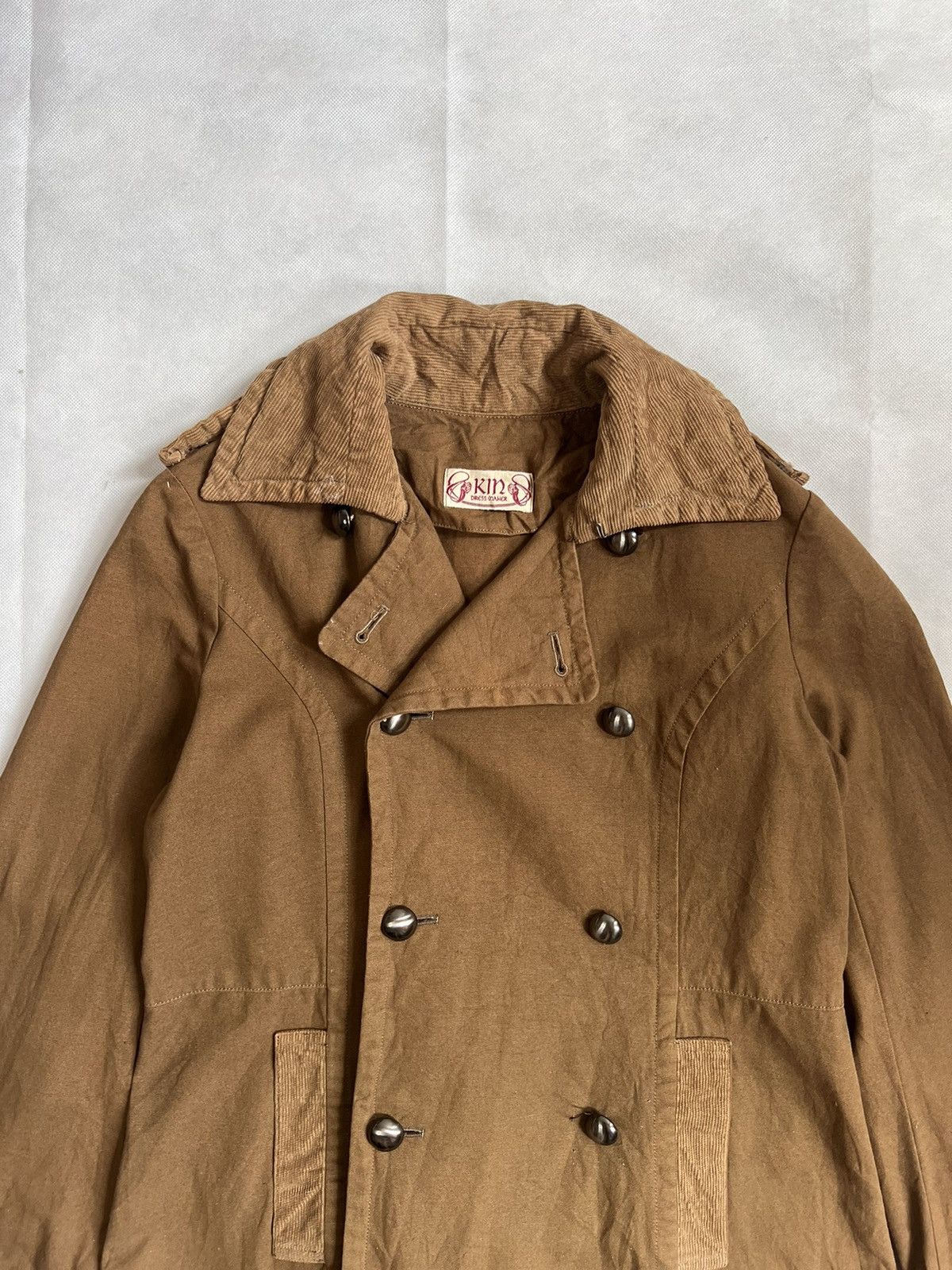 Japanese Brand Kin Dress Maker Double Collar Japanese Brand Women's Coat Size M / US 6-8 / IT 42-44 - 14 Thumbnail