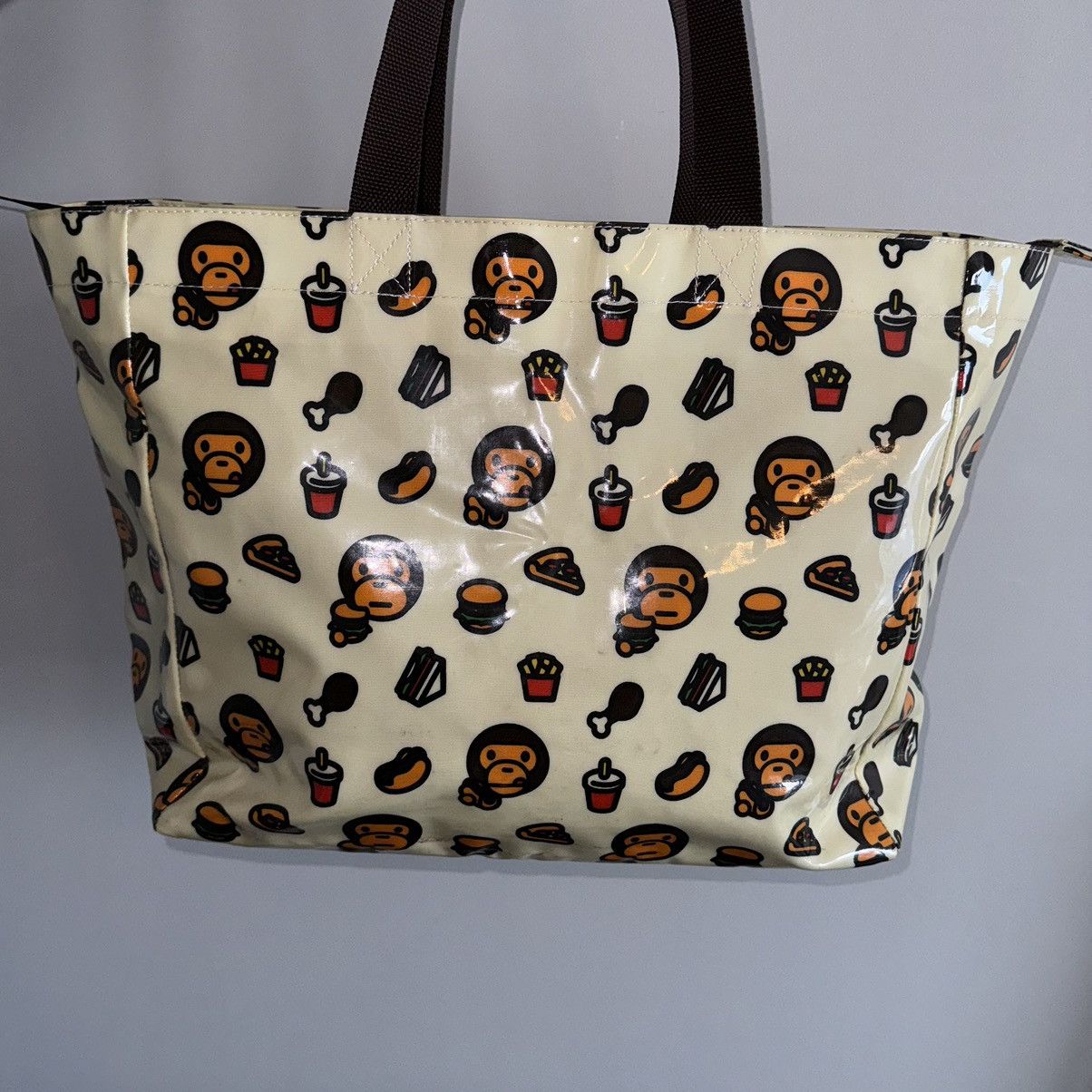 Bape × Nigo Baby Milo Junk Food Mom's Tote Bag Size ONE SIZE - 2 Thumbnail