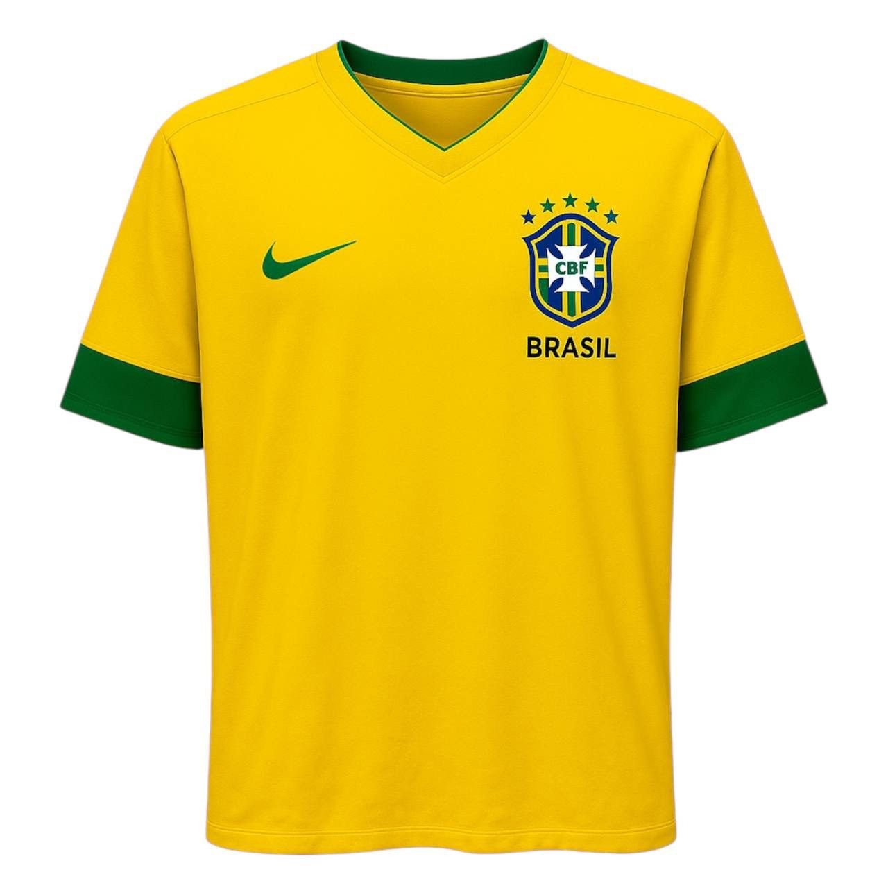 Nike 2012 BRAZIL TEAM HOME SOCCER JERSEY FOOTBALL SHIRT RARE XL Size US XL / EU 56 / 4 - 1 Thumbnail