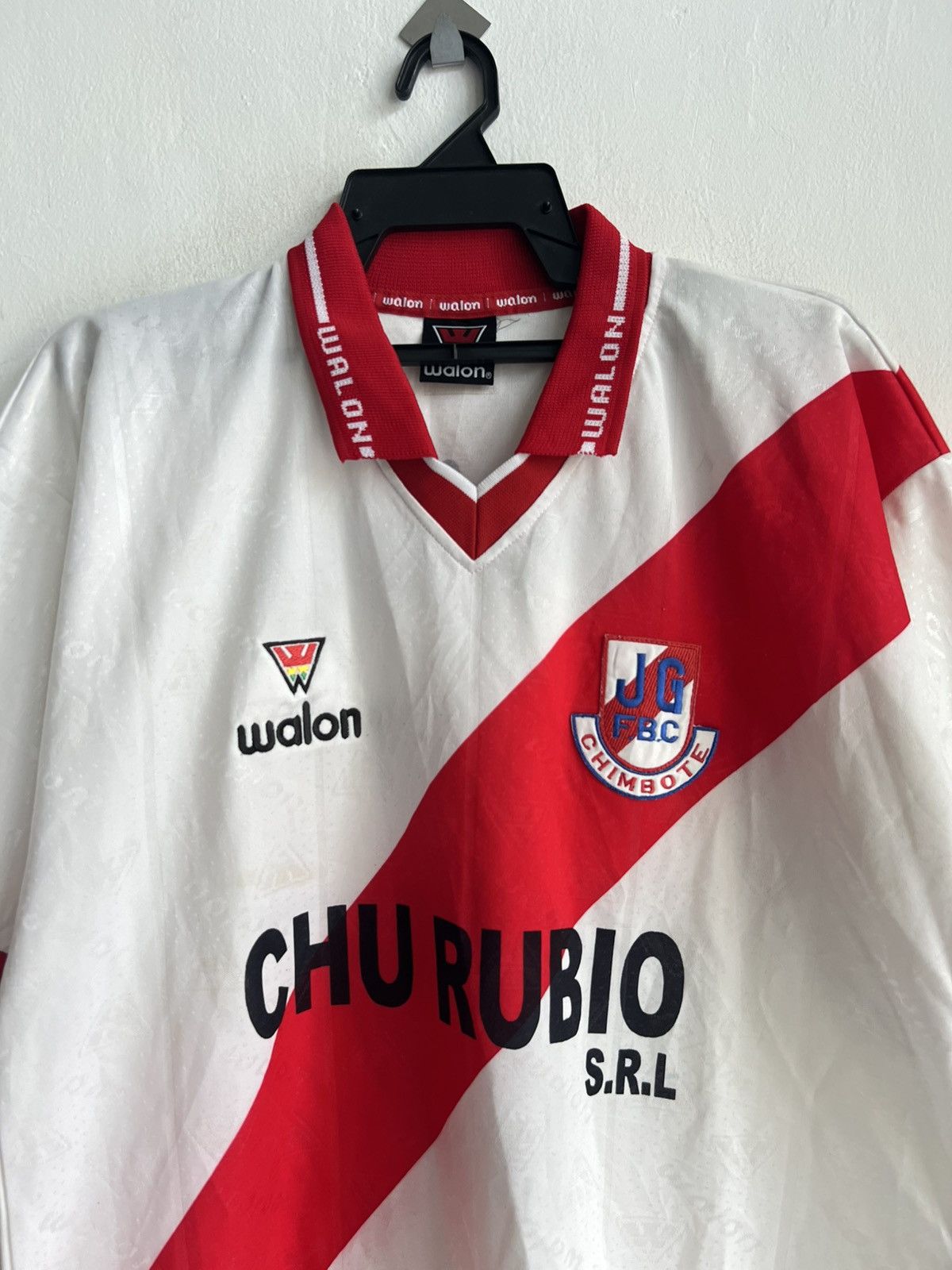 Vintage Original Vintage 01/02 Walon Peru Football Home Jersey Large Size US L / EU 52-54 / 3 - 3 Thumbnail