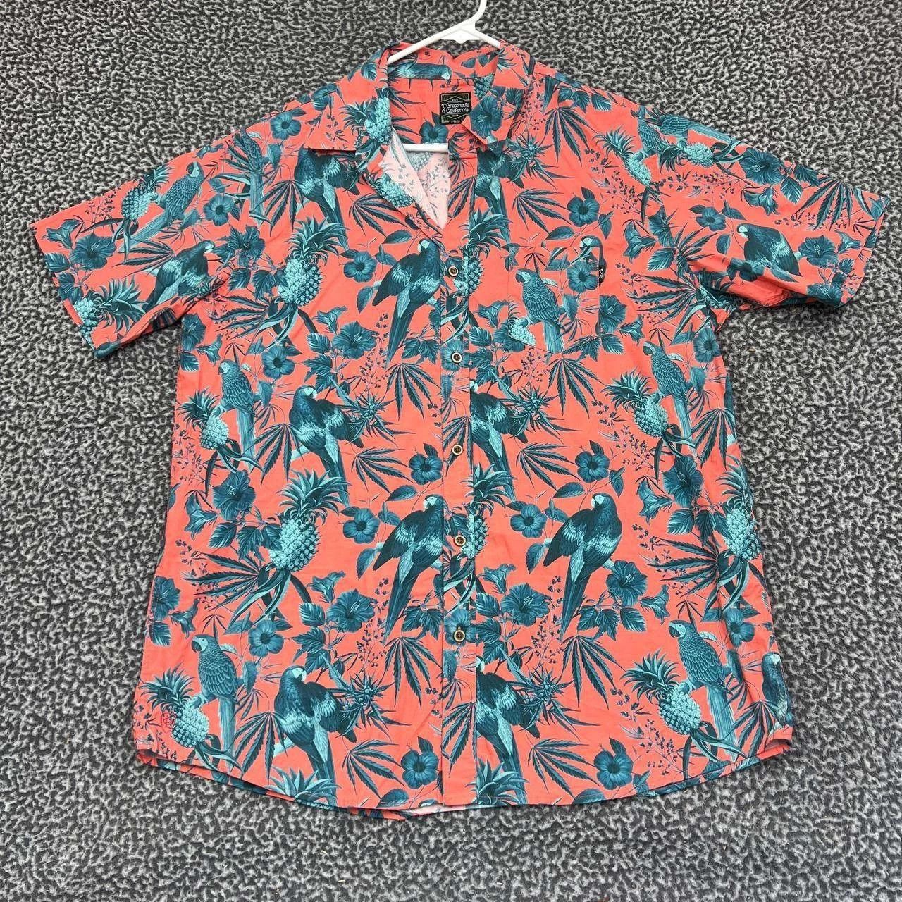 Grassroots California Greg Lutzka Shirt Men Hawaiian Button Up Short Sleeve XL Size US XL / EU 56 / 4 - 1 Thumbnail