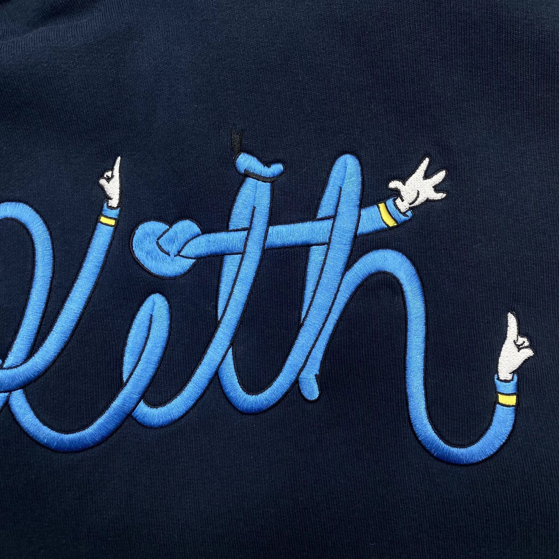 Kith KITH x Disney Donald Duck Vintage Nelson Hoodie Navy Size US L / EU 52-54 / 3 - 5 Thumbnail