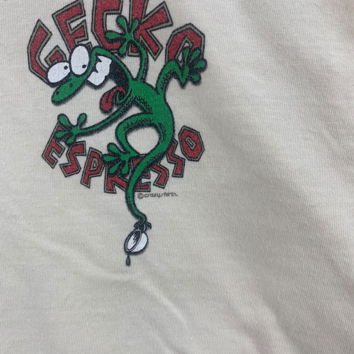 Vintage Vintage GECKO ESPRESSO HAWAII Coffee House Tee Shirt Top Size US M / EU 48-50 / 2 - 8 Thumbnail