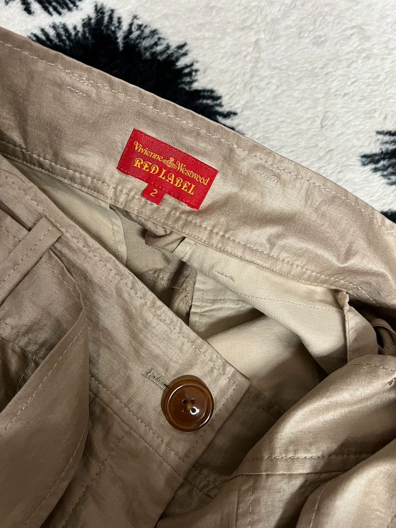 Vivienne Westwood Vivienne Westwood size 2 Champagne Duck Butt Tie Belt Seven Size 25" / US 0 / IT 36 - 4 Thumbnail