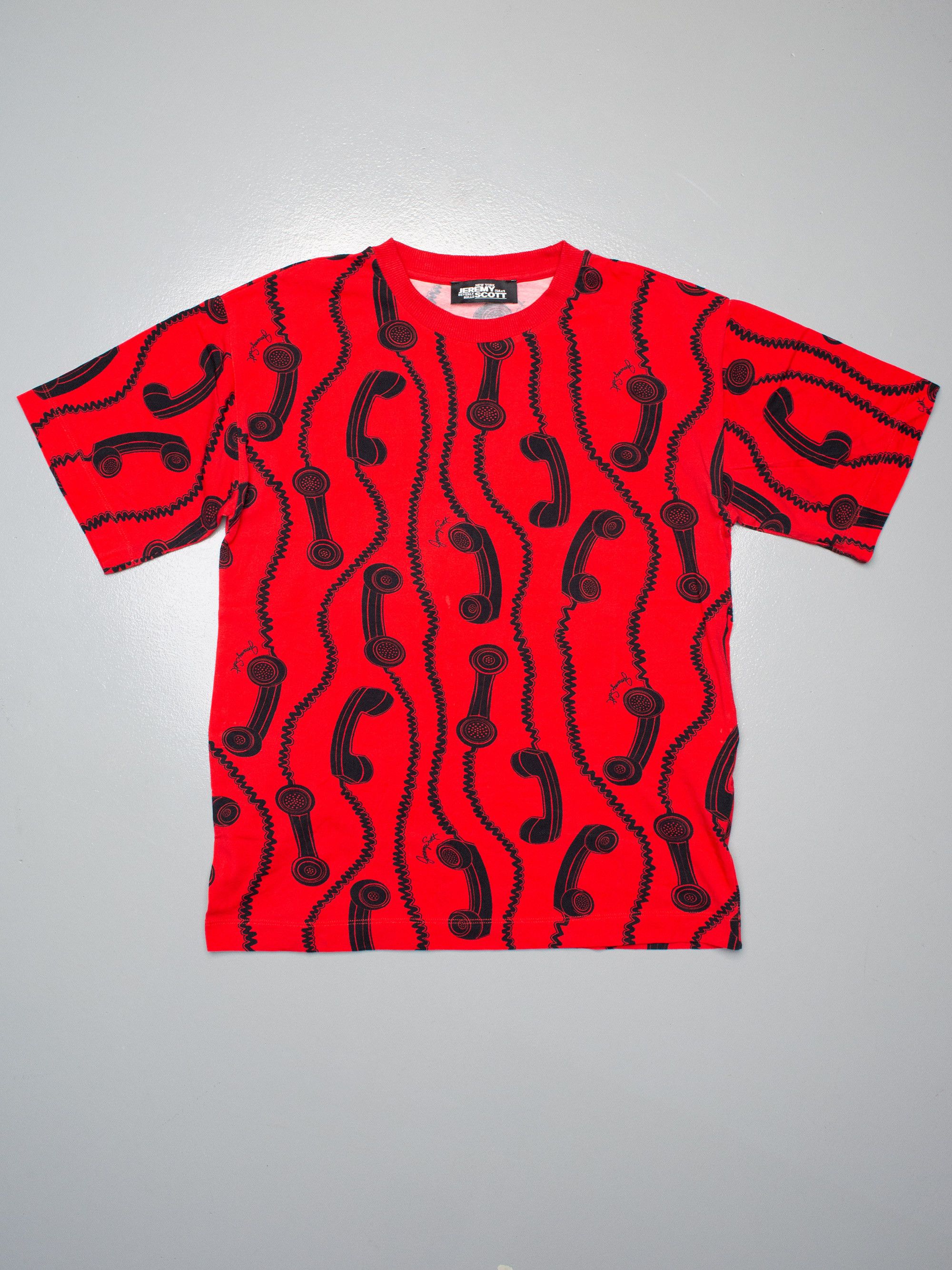 Jeremy Scott Jeremy Scott 2018 telephone t-shirt Size US S / EU 44-46 / 1 - 1 Thumbnail