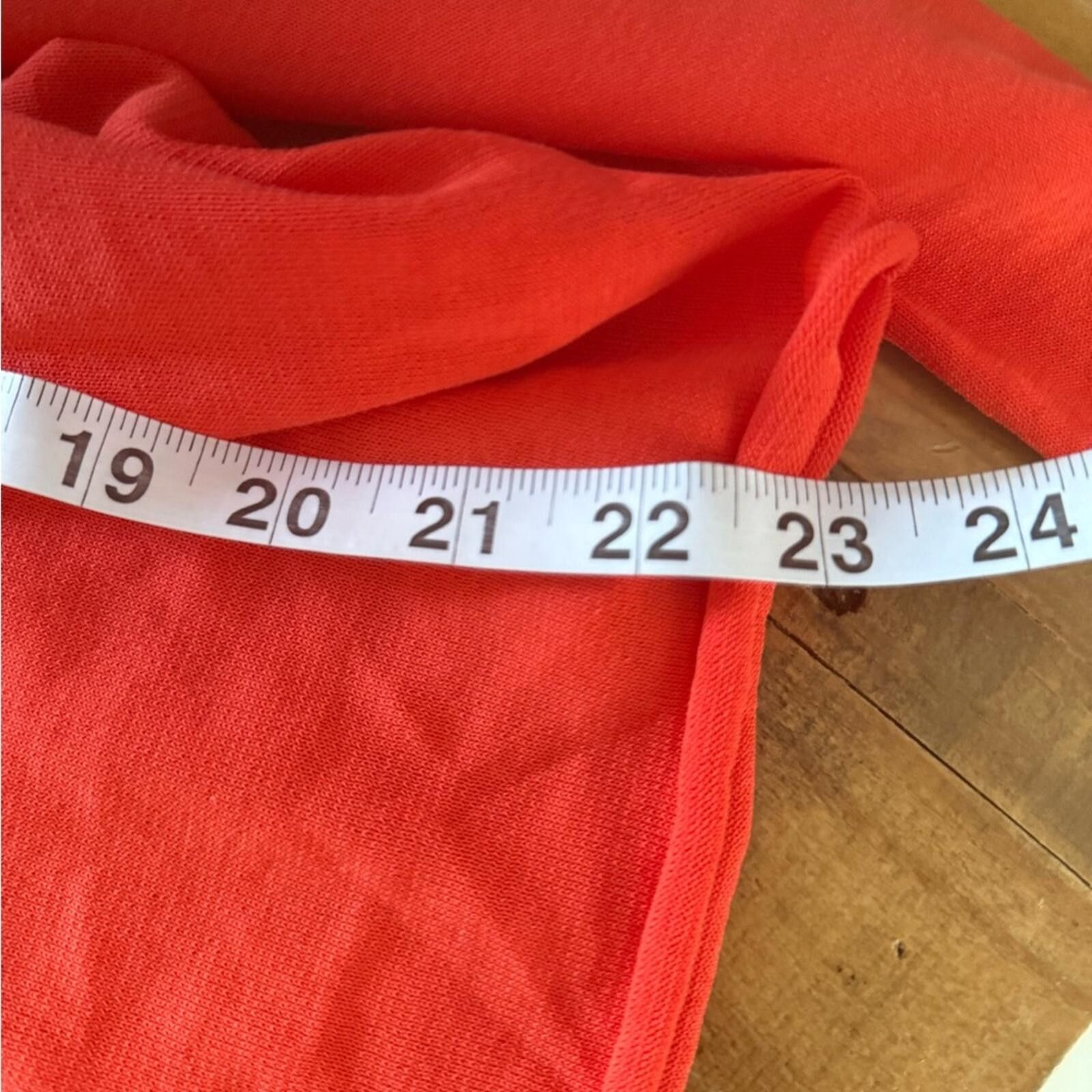 Helmut Lang NWT $445 Helmut Lang Orange Long Sleeve Top, Size M Size M / US 6-8 / IT 42-44 - 9 Thumbnail