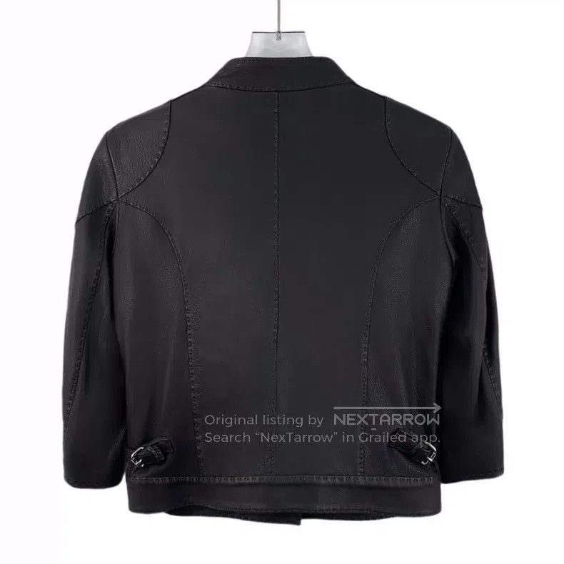 Fendi Fendi Black zipper leather jacket Size XS / US 0-2 / IT 36-38 - 2 Thumbnail