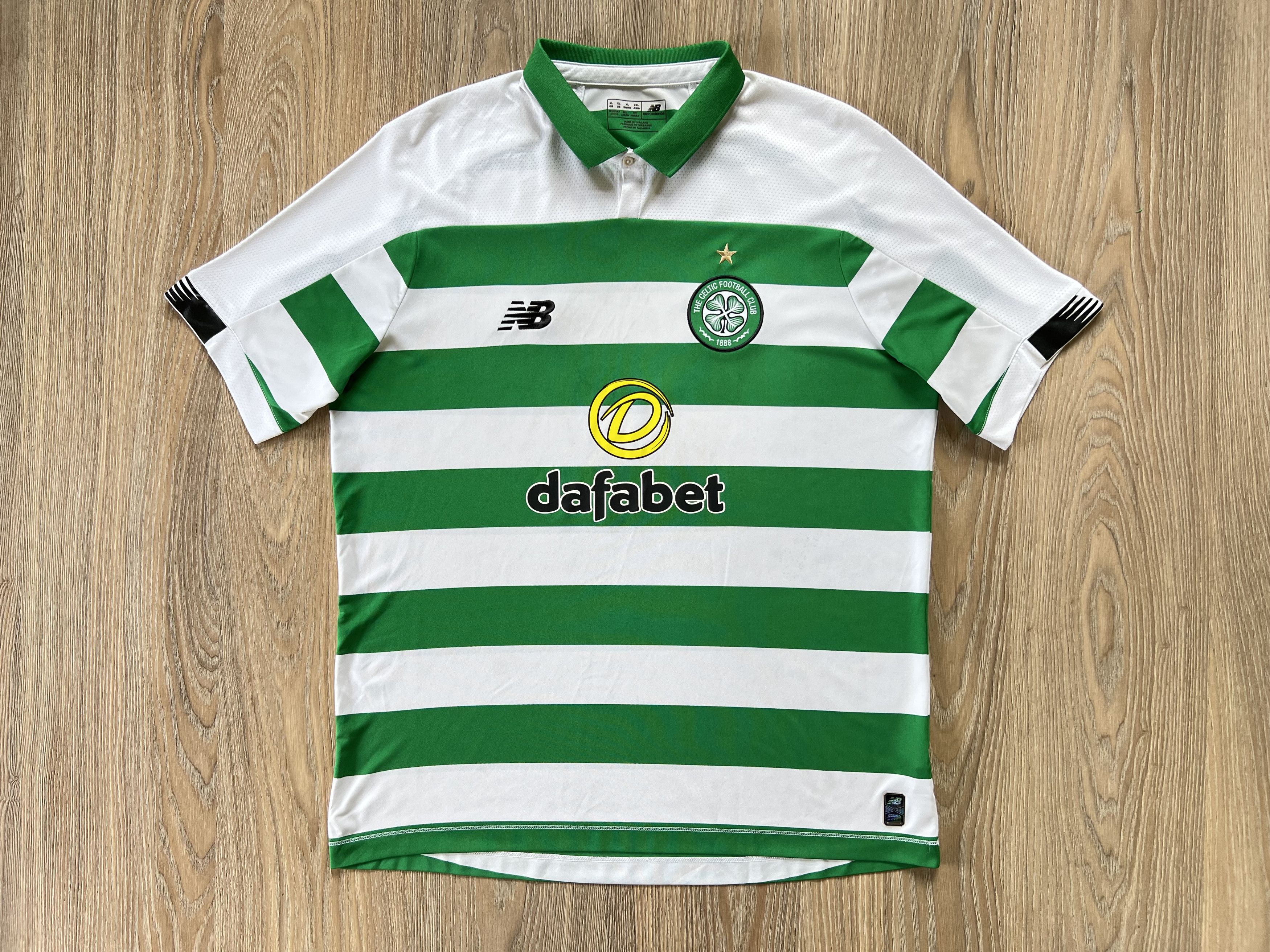 New Balance New Balance Celtic Home Shirt 2019-2020 Size US XL / EU 56 / 4 - 3 Thumbnail