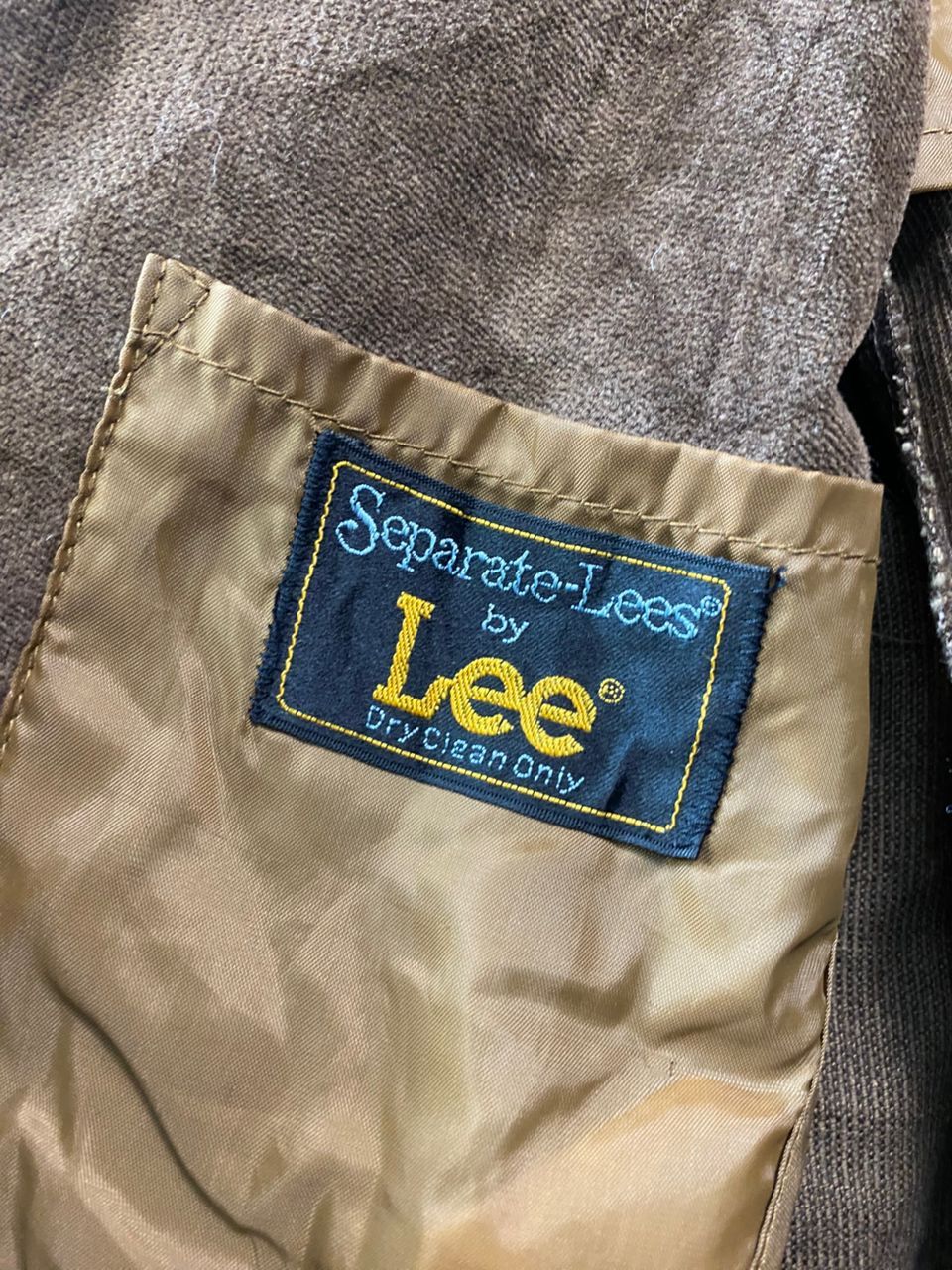 Lee × Vintage Vintage Separate-Lees By Lee Wood Button Brown Jacket Size US S / EU 44-46 / 1 - 10 Thumbnail