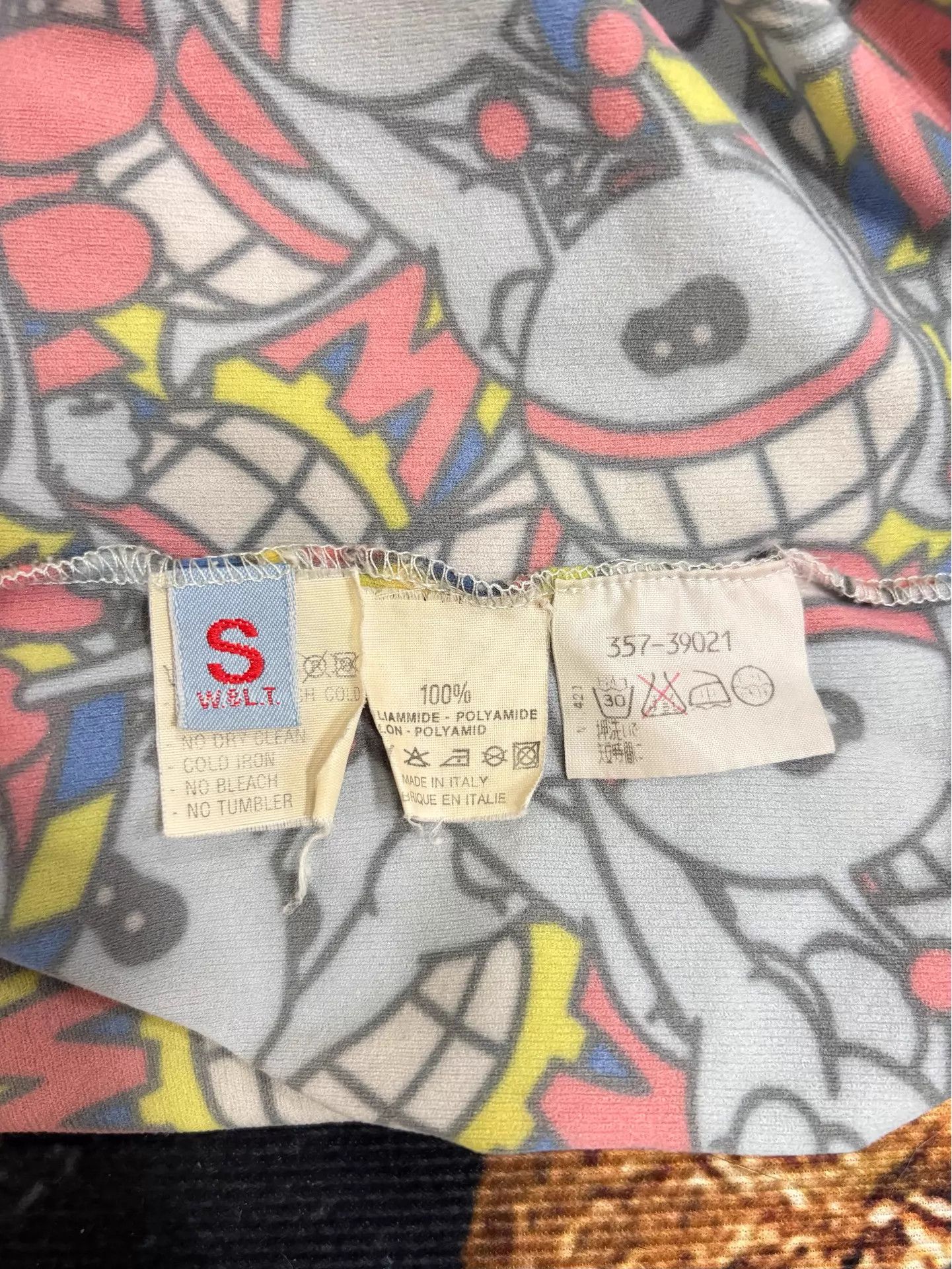 Walter Van Beirendonck W&LT 90s Puk Puk Print Stretch L/S Unisex Vintage Size S / US 4 / IT 40 - 8 Thumbnail