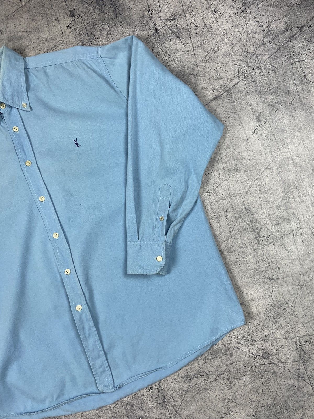 Vintage Vintage 90s Yves Saint Laurent Paris Button Up Shirt Size US XL / EU 56 / 4 - 5 Thumbnail