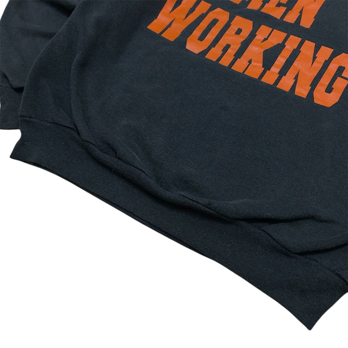 Hanes Vintage 90's Crusader Cable Inc Man Working Skull Hoodie Size US L / EU 52-54 / 3 - 11 Thumbnail