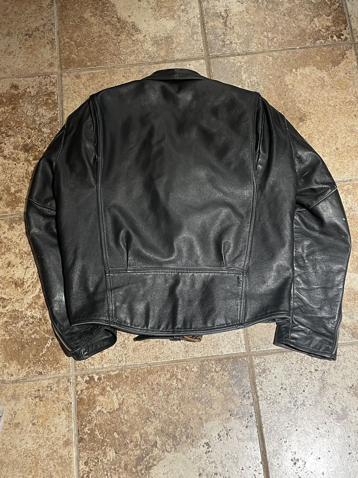 Harley Davidson Vintage harley davidson leather biker jacket Size US L / EU 52-54 / 3 - 3 Thumbnail