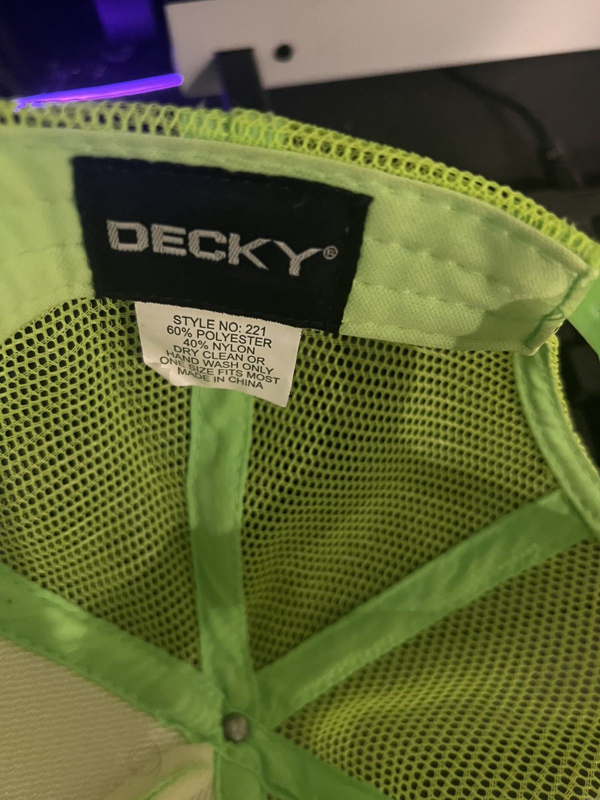 Designer S!ck0 Laundry Trucker Hat Size ONE SIZE - 5 Thumbnail