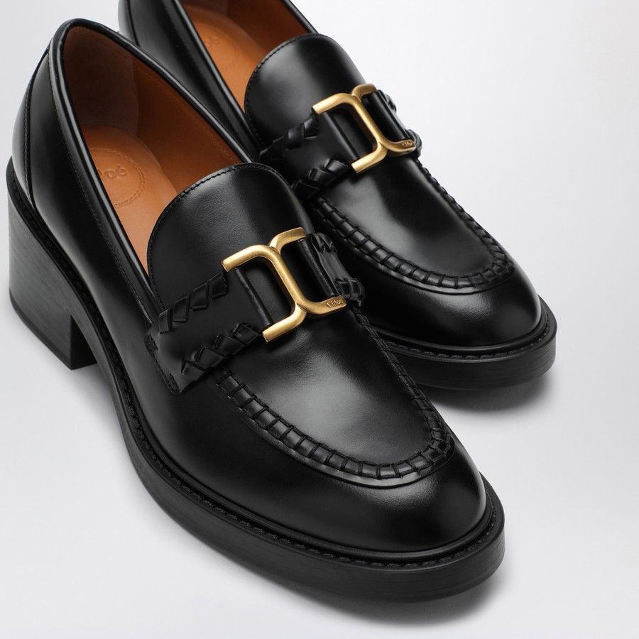 Chloe o1d2blof0824 Loafers in Black Size US 7 / IT 37 - 5 Thumbnail