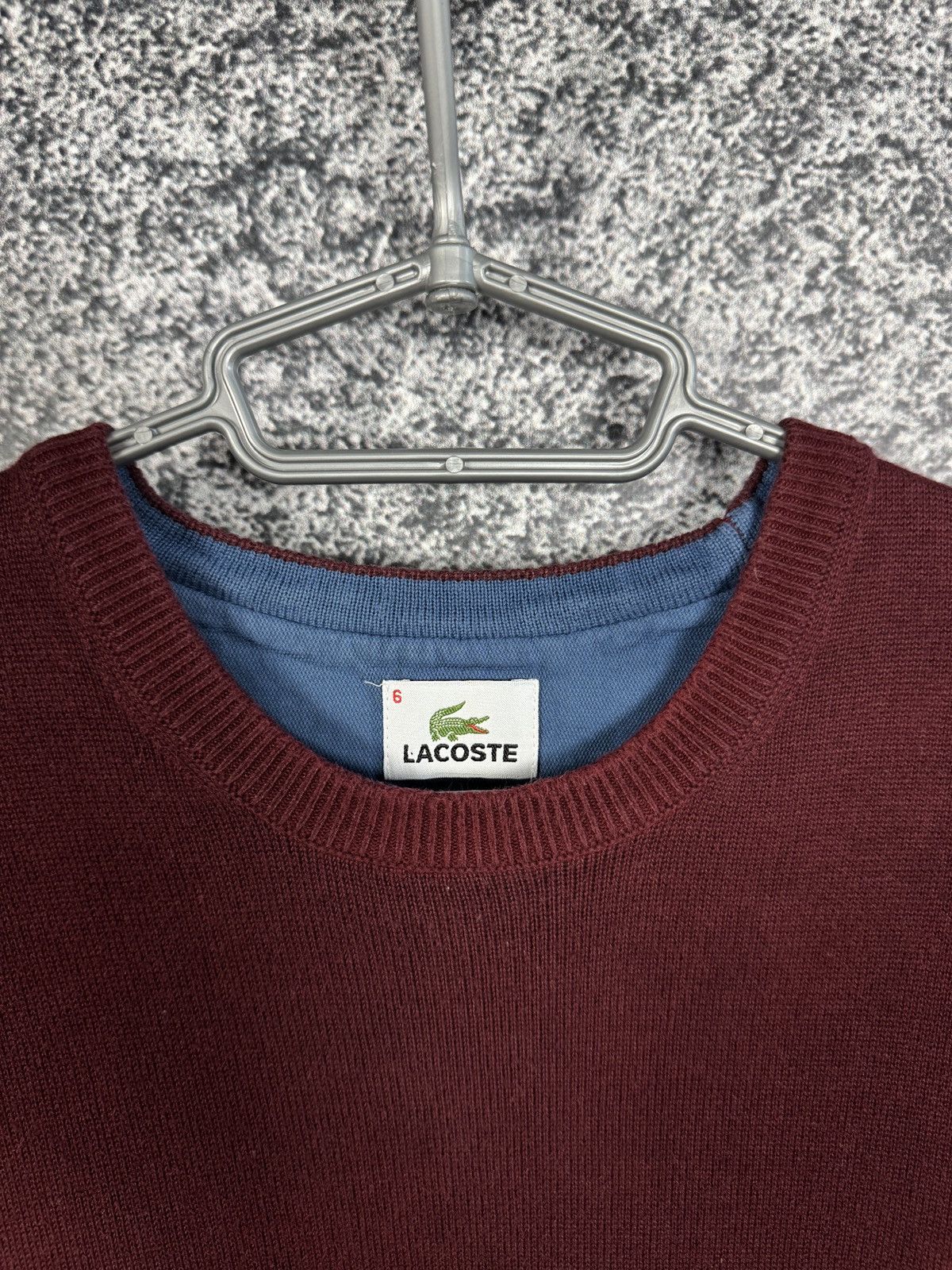 Lacoste Men’s Lacoste Crewneck Sweater Pullover Cotton Size 6 (XL) Size US XL / EU 56 / 4 - 8 Thumbnail