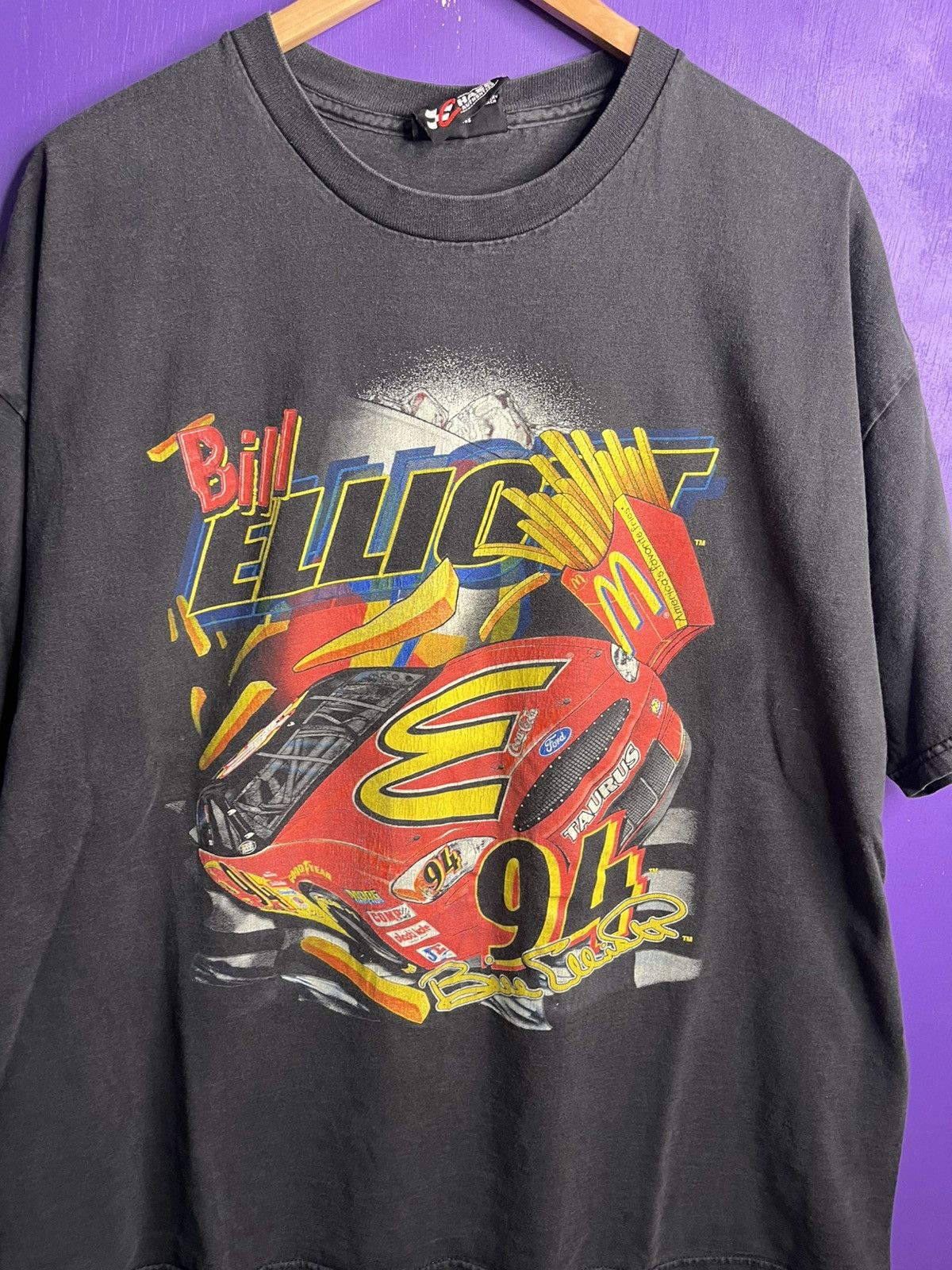 NASCAR × Vintage Vintage 90s NASCAR Bill Elliot McDonald’s t-shirt Size US XL / EU 56 / 4 - 3 Thumbnail