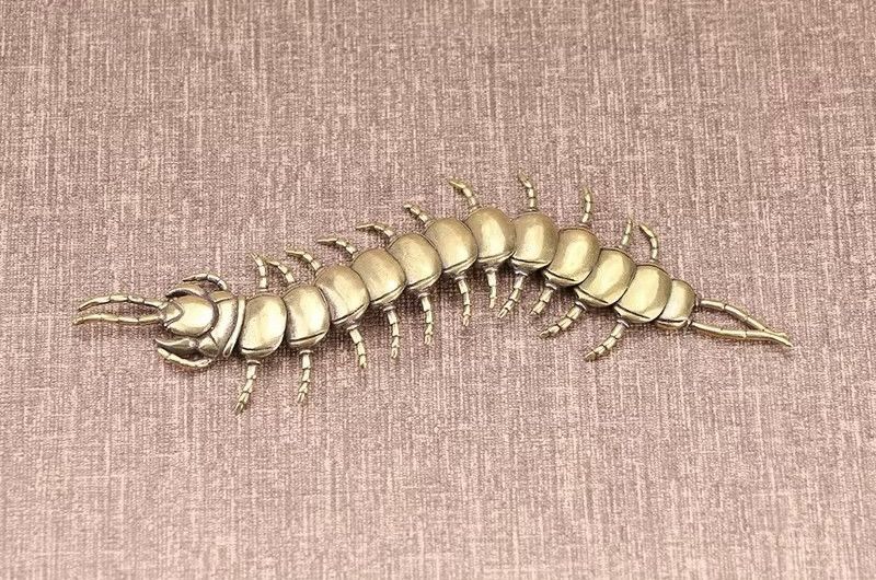 Other Copper Movable Centipede Figurines Miniatures Decorations Size ONE SIZE - 3 Thumbnail