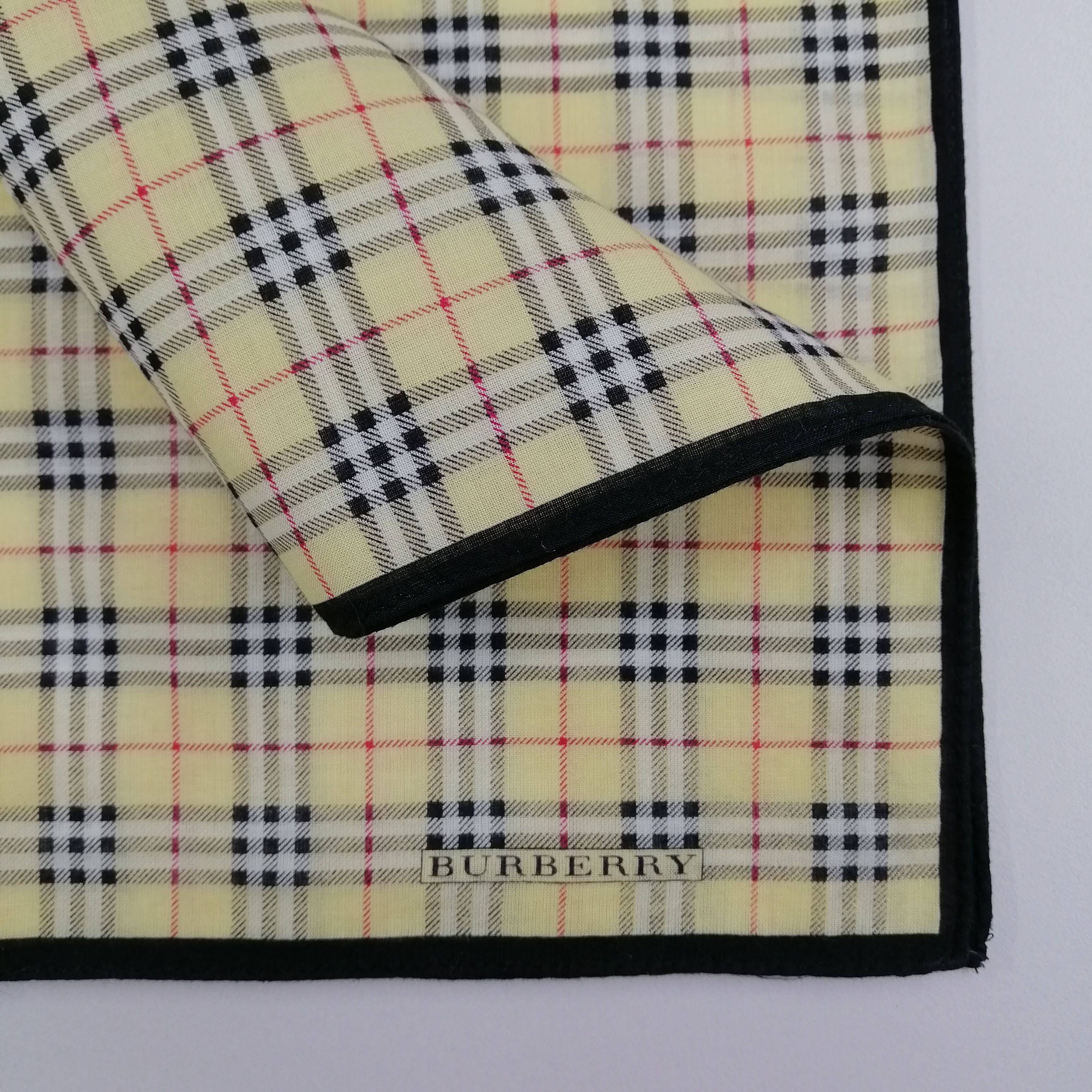 Burberry × Vintage Burberry Handkerchief/Neckerchief/Bandana-KD2182 Size ONE SIZE - 3 Thumbnail