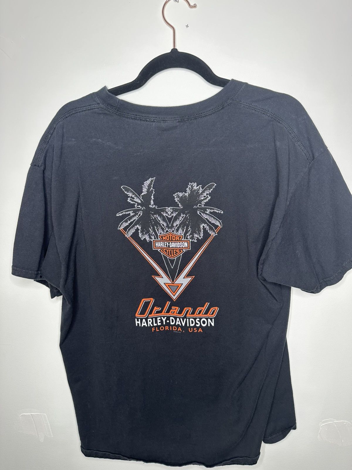 Harley Davidson × Vintage 2000 Harley Davidson Orlando Tee Size US L / EU 52-54 / 3 - 3 Thumbnail