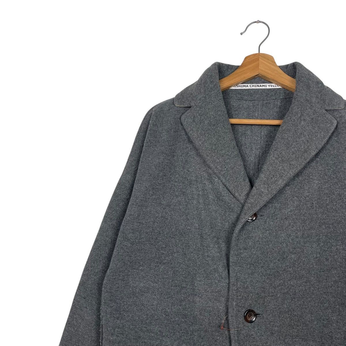 Japanese Brand Japanese Designer Kamishima Chinami Yellow Overcoat Size S / US 4 / IT 40 - 6 Thumbnail
