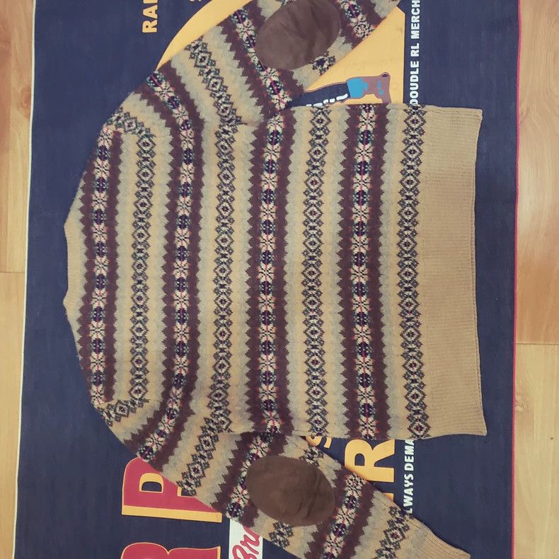 RRL Ralph Lauren RRL Ralph Lauren Old Fel Island V-neck sweater wool pullov Size US M / EU 48-50 / 2 - 5 Thumbnail