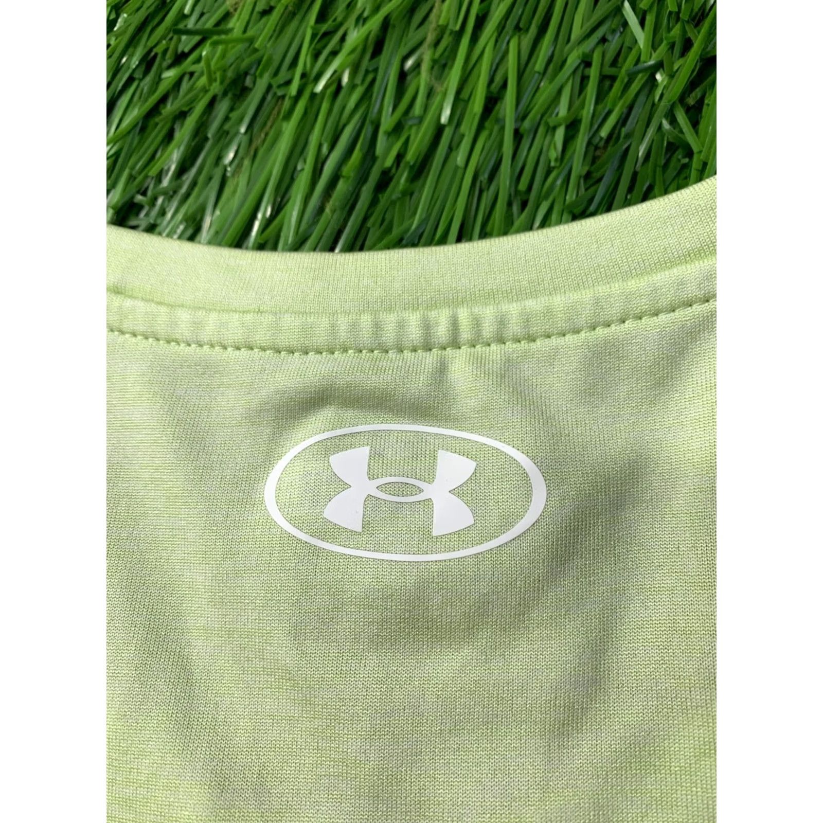 Under Armour Under Armour Women Compression Training Shirt Jersey XS X-Small Lime Solid Short Sleeve Round Neck Training Shirt Womens XS Lime Under Armour Shirt Size XS / US 0-2 / IT 36-38 - 7 Thumbnail