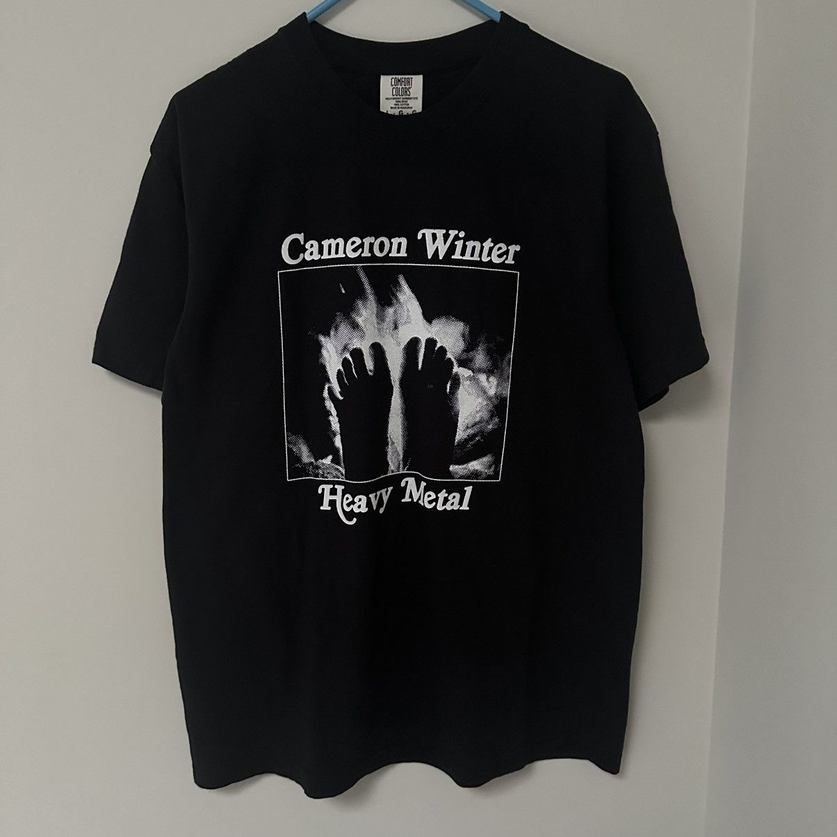 新品 cameron winter XL Tシャツ GEESE ギース Band Tees Cameron Winter Heavy Metal Feet Tee Geese Band | Grailed