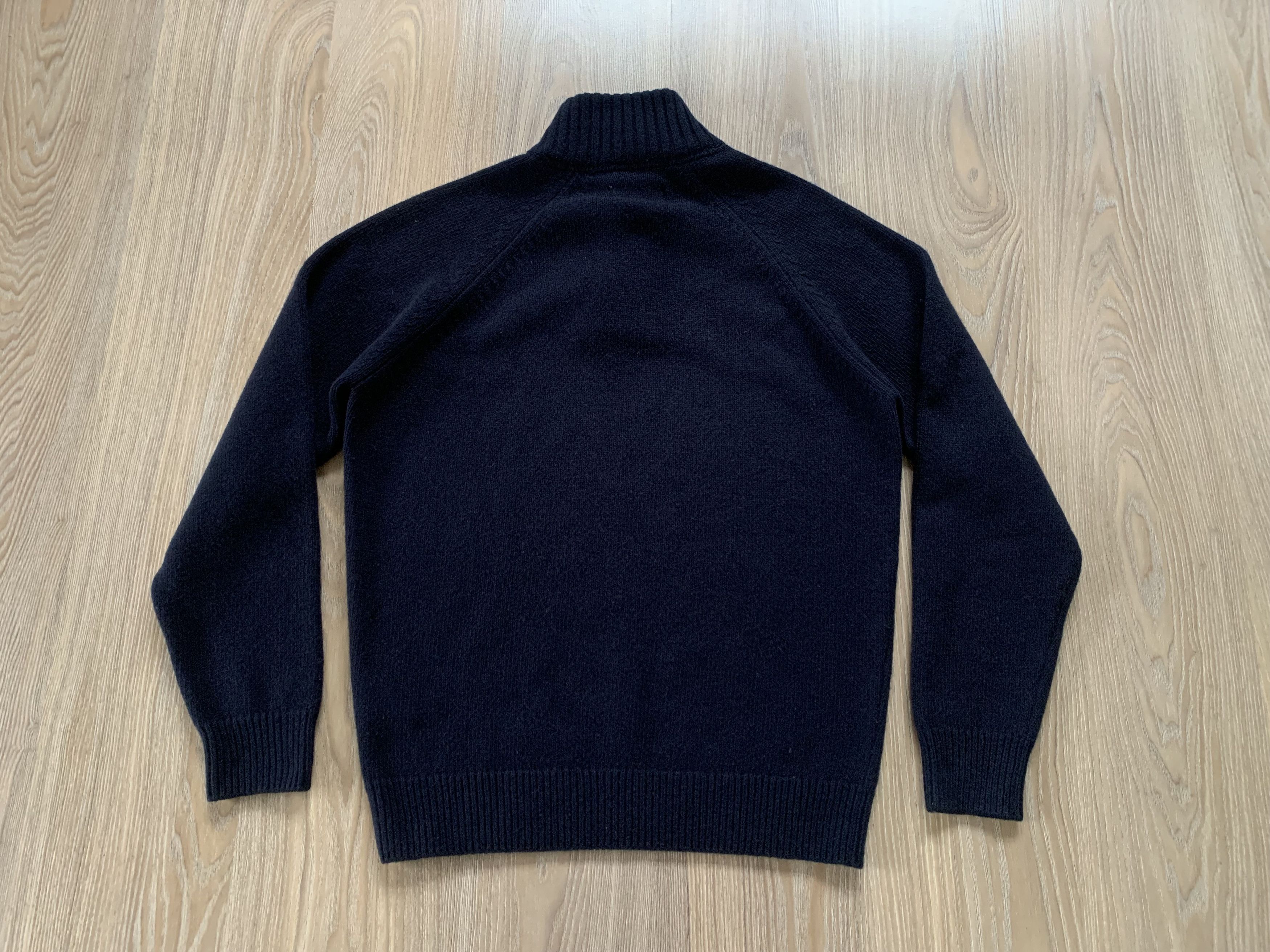 Barbour Barbour Essential Chunky Half Button Wool Knit Sweater Size US L / EU 52-54 / 3 - 3 Thumbnail