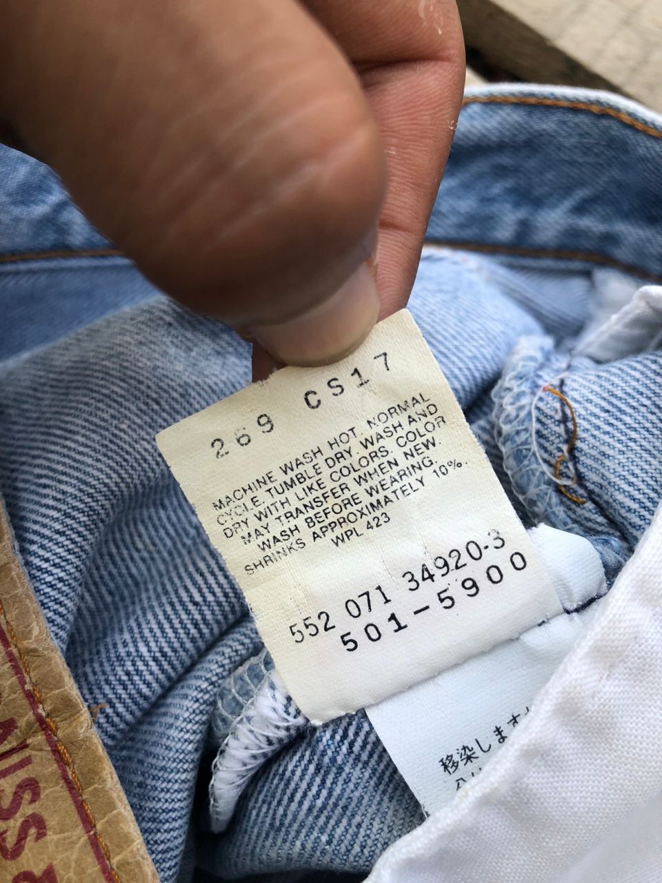 Levi's 1990s Vintage Levi's 501 Denim Jeans W31 L36 Size US 29 - 5 Thumbnail