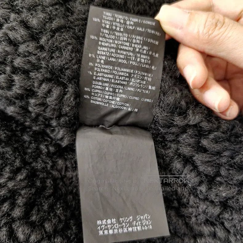 Saint Laurent Paris Saint Laurent Paris Leather and Fur Jacket Size US S / EU 44-46 / 1 - 6 Thumbnail