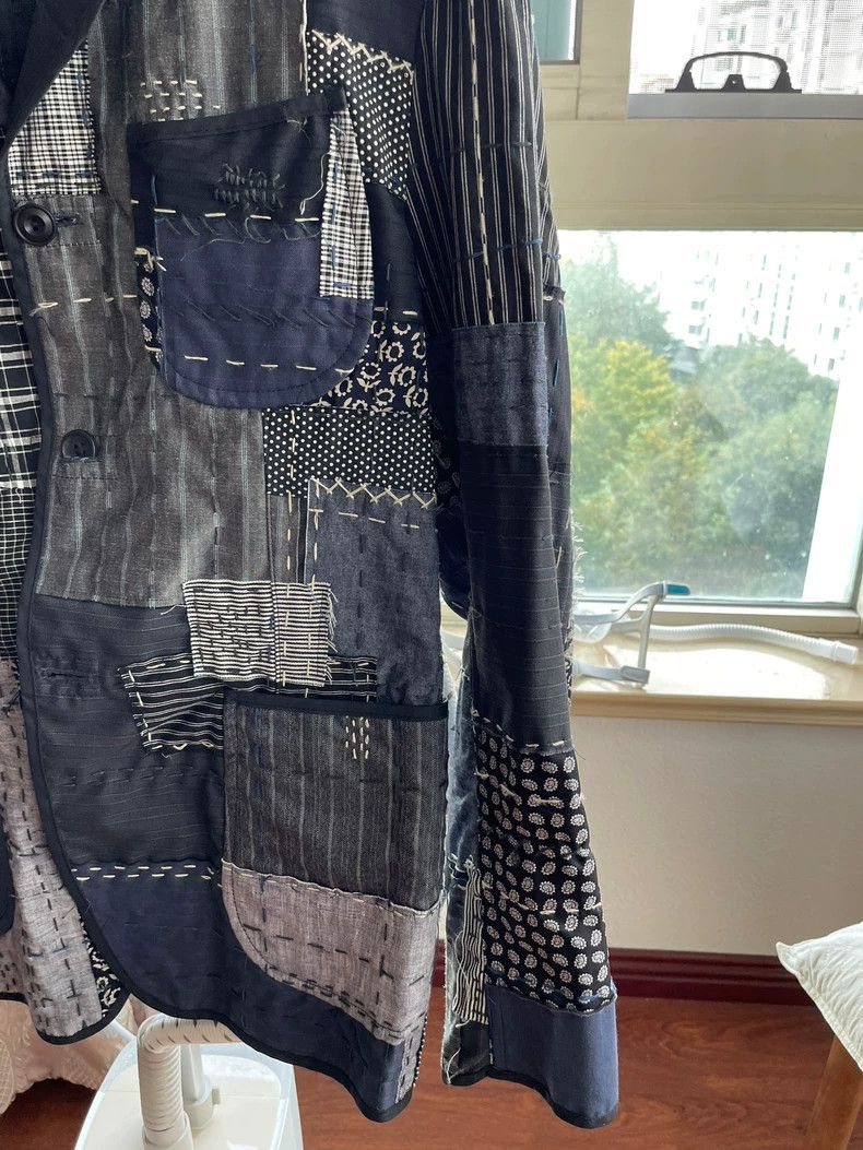 Comme des Garcons Comme Des Garcons Junya Watanabe Thread-Patchwork Suit Jac Size US M / EU 48-50 / 2 - 3 Thumbnail