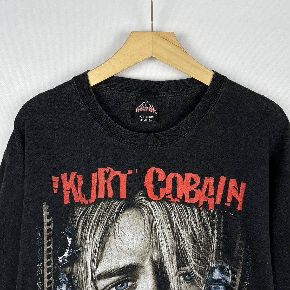 Band Tees Vintage Nirvana Kurt Cobain rare rock band tee 90’s Size US XL / EU 56 / 4 - 2 Thumbnail