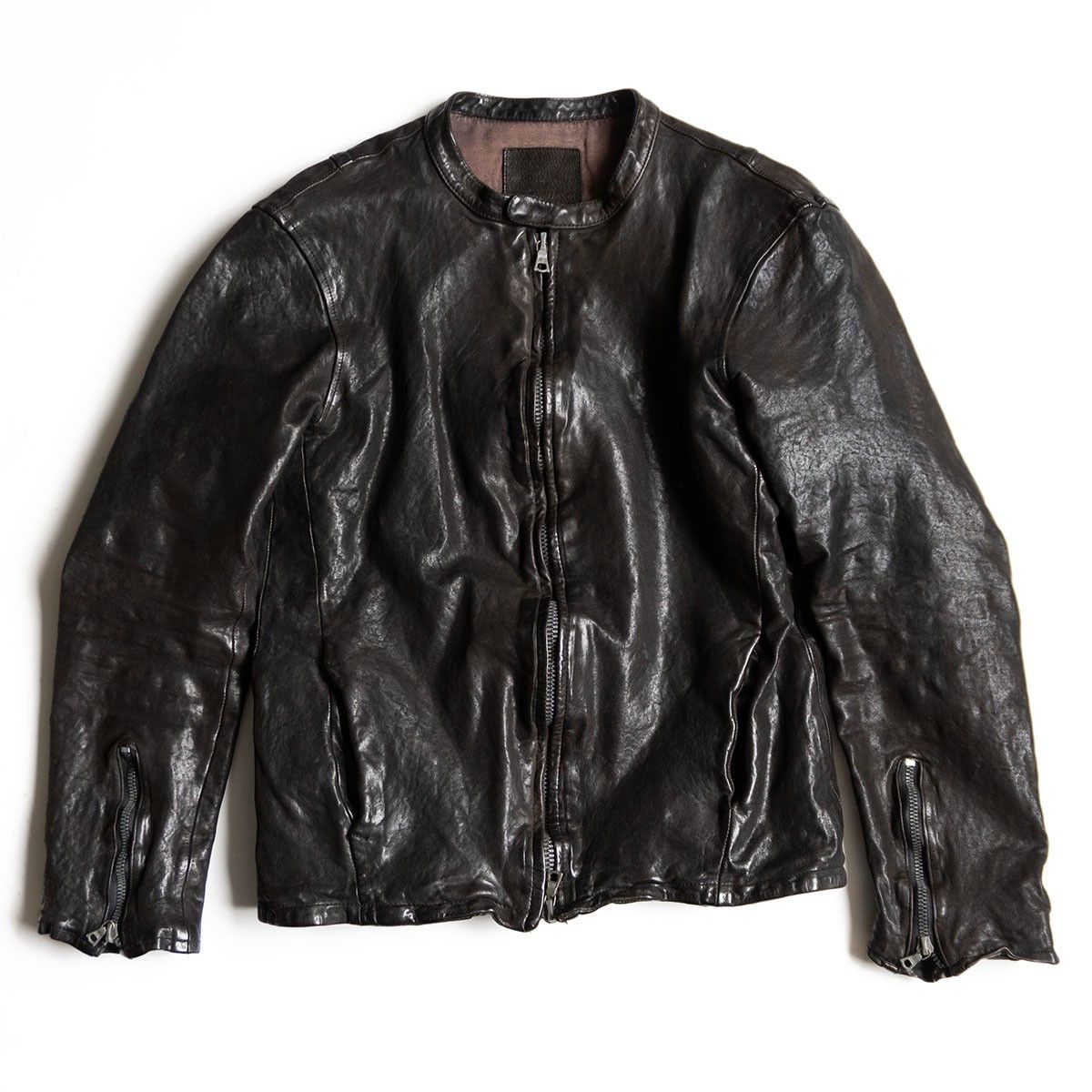 Isamu Katayama Backlash Leather Shirt (Size 1) | Grailed