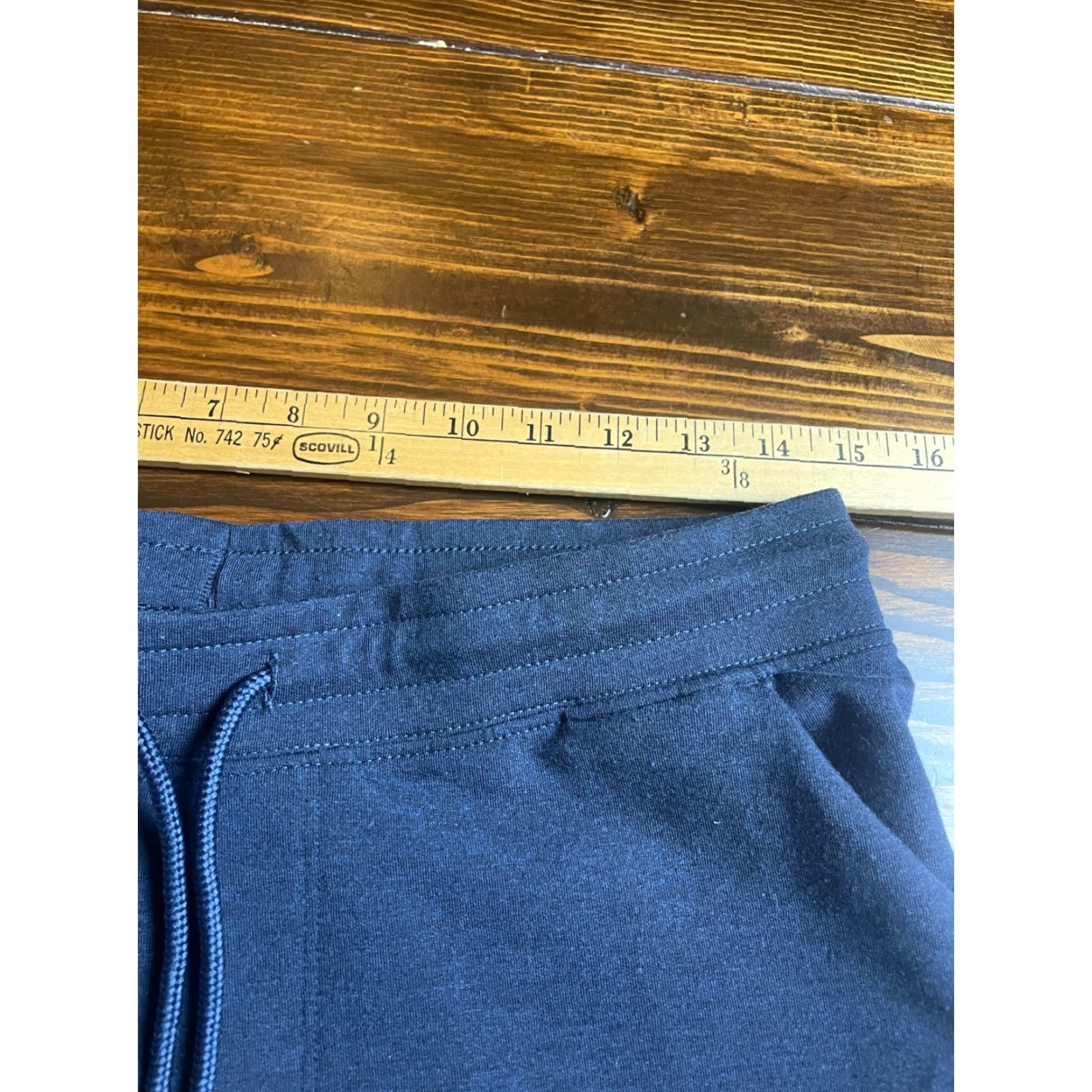 Athletic Works Athletic Works Pants Mens K Medium Navy Blue Sweatpants Activewear Regular Inseam 29in Polyester Spandex Size US 31 - 4 Thumbnail