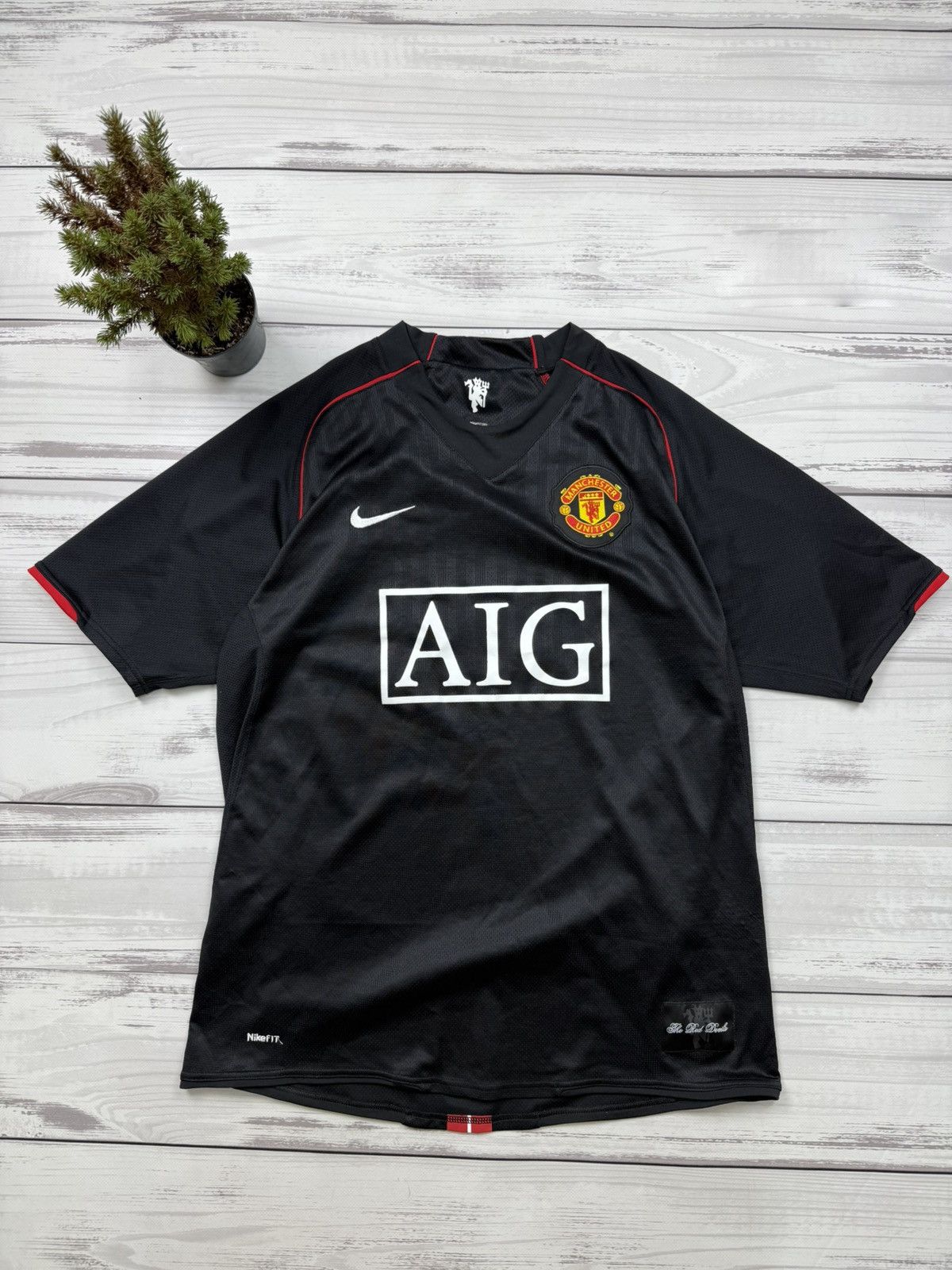 Manchester United 2007 2008 Away Football Shirt Jersey Nike