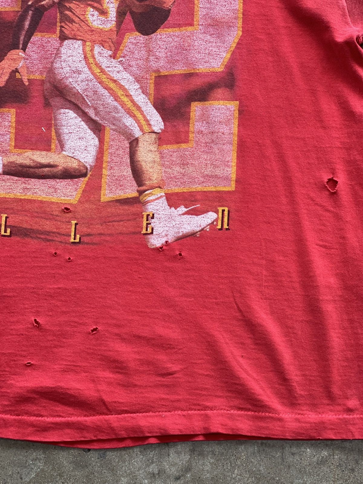 NFL × Vintage Vintage 95 Marcus Allen Kansas City Chiefs Single Stitch XL Size US XL / EU 56 / 4 - 6 Thumbnail