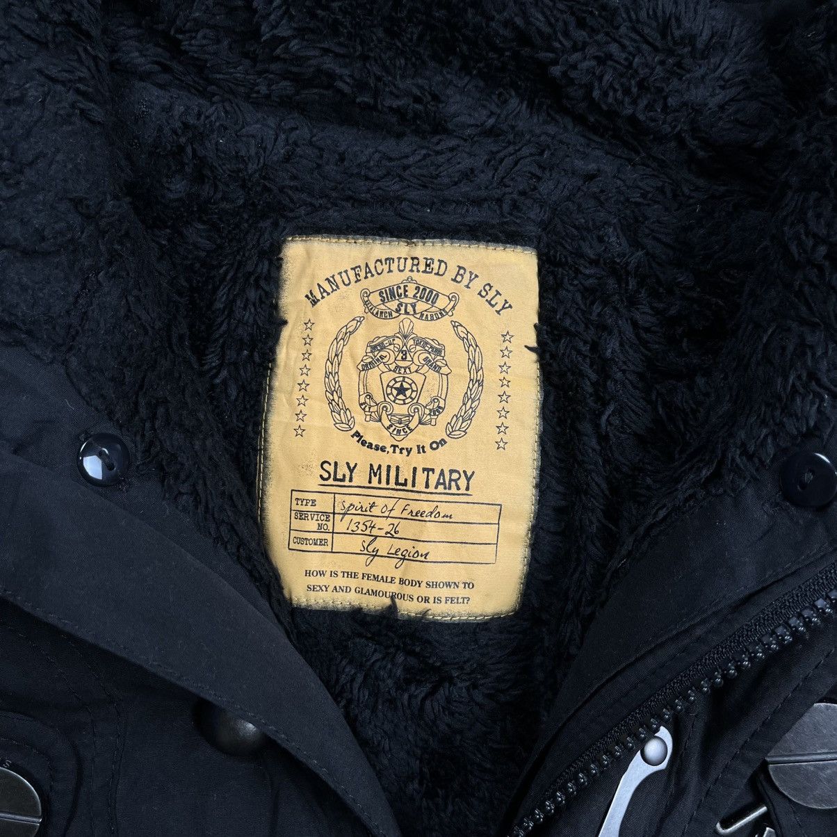 14th Addiction 2000s SLY - Thumbhole Raccoon Fur Hoodie Jacket Size US M / EU 48-50 / 2 - 10 Thumbnail