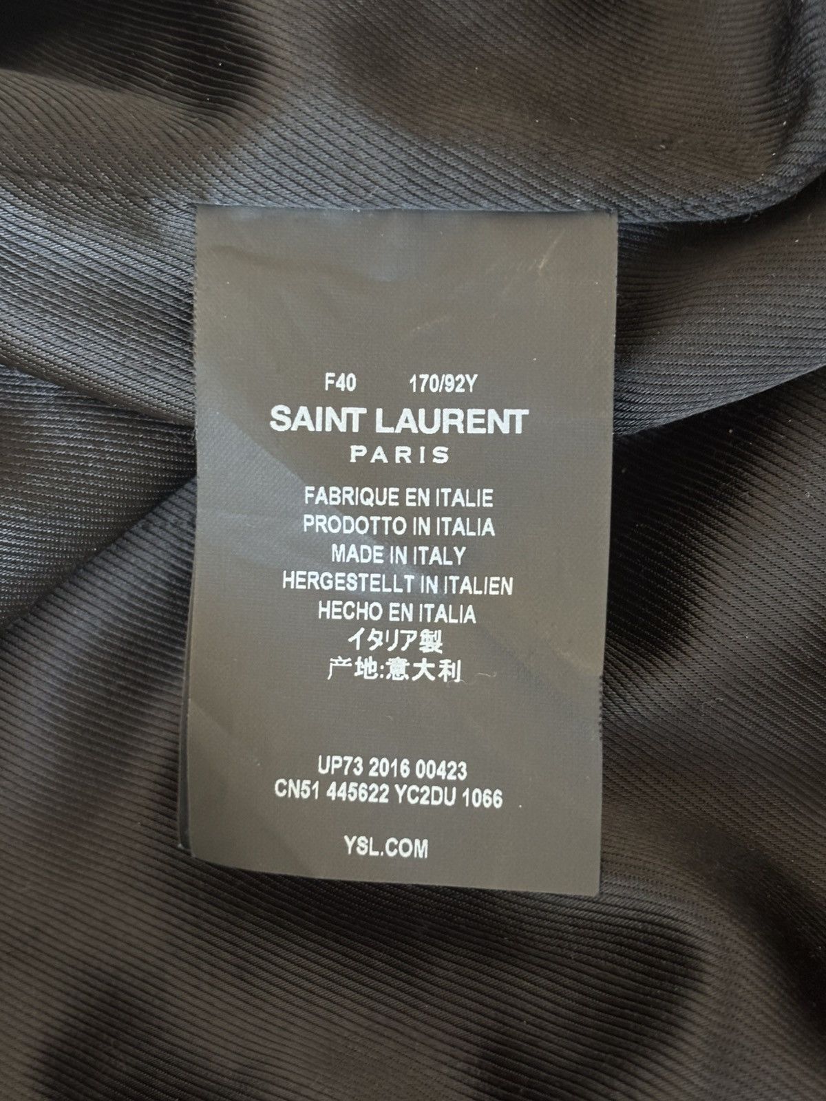 Saint Laurent Paris FW2016 Swarovski Embellished Python/Lamb Leather Jacket Size US S / EU 44-46 / 1 - 9 Thumbnail