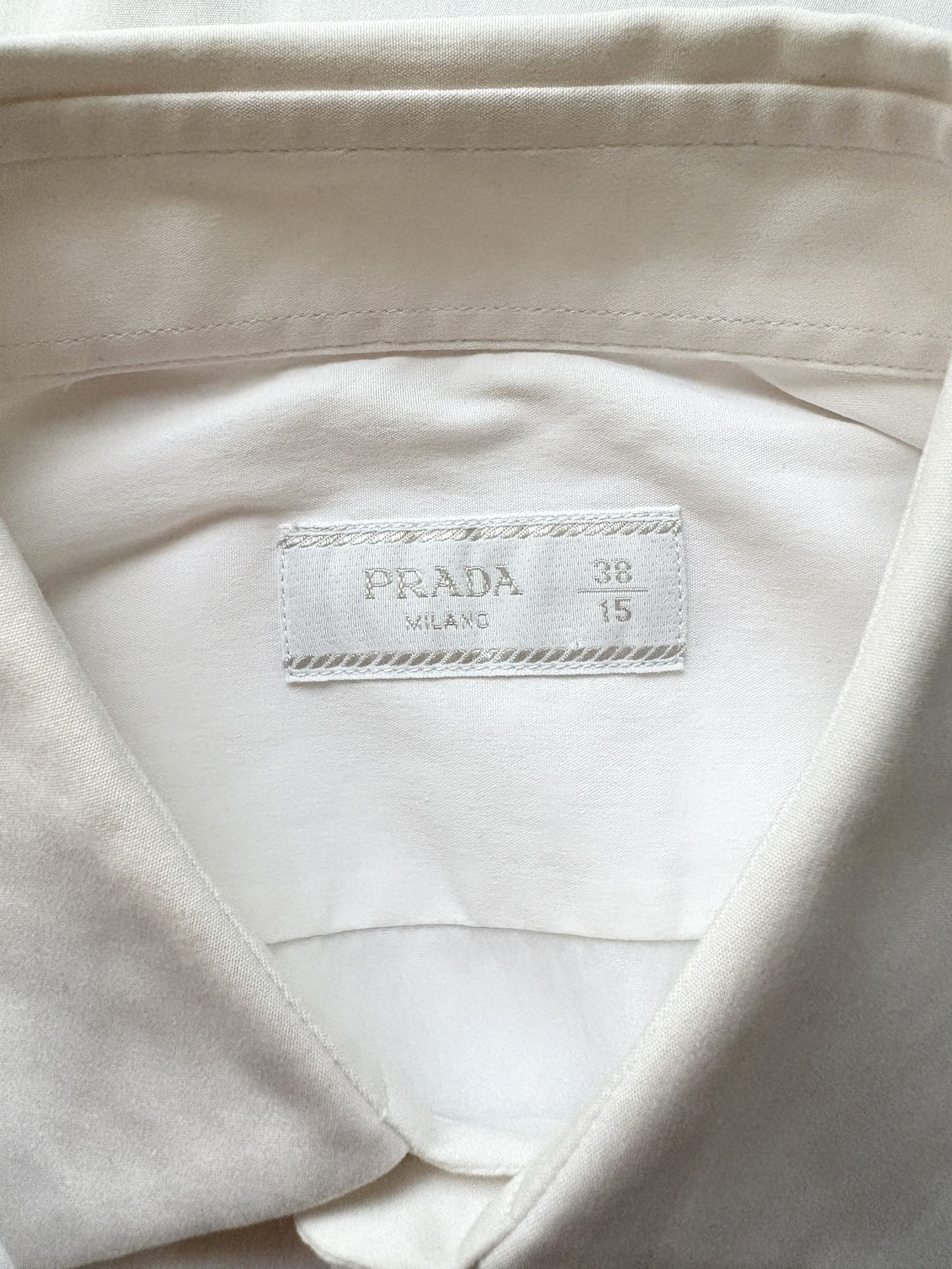 Prada ⚡️QUICK SALE⚡️2018 Prada White Shirt Size US S / EU 44-46 / 1 - 3 Thumbnail