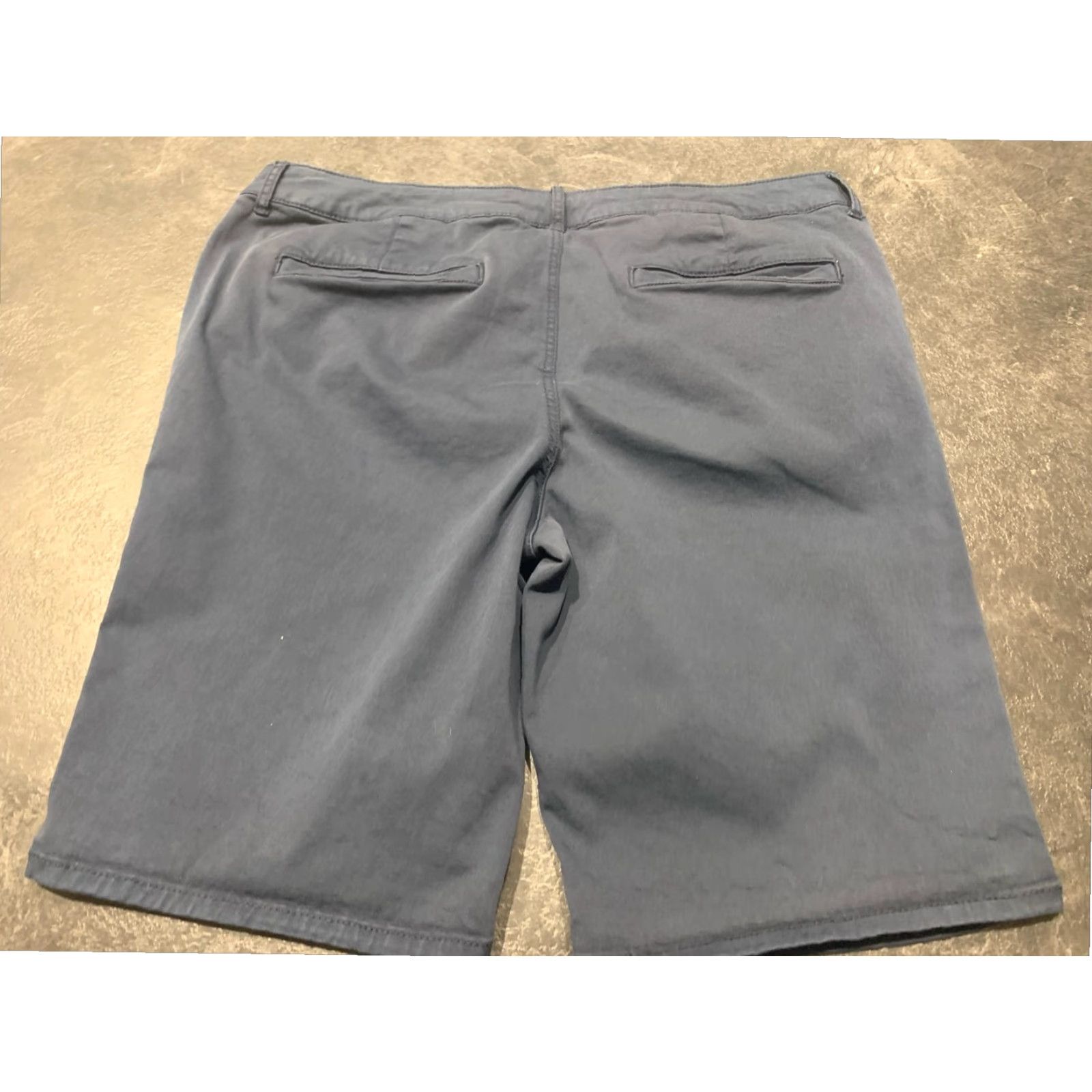 American Eagle Outfitters American Eagle Stretch Bermuda Shorts Blue Womens Large Size 40" / US 18 - 2 Thumbnail