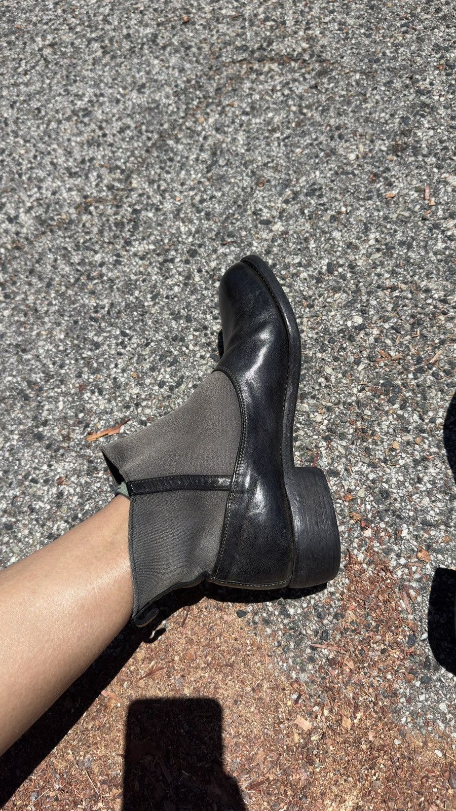 Guidi Guidi Archive E98 Horse Leather Patchwork Boots – Black Size US 8.5 / EU 41-42 - 3 Thumbnail