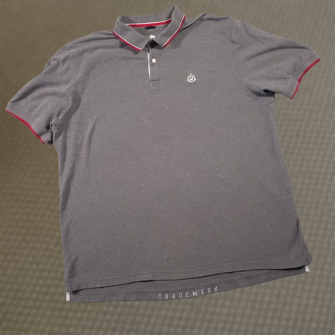 Vintage Trademark Polo Shirt Mens XXL 2XL Gray Golf Short Sleeve Size US XXL / EU 58 / 5 - 1 Thumbnail