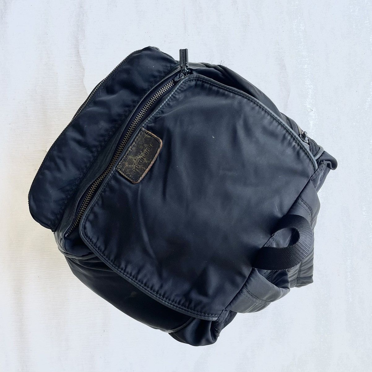 Y's × Yohji Yamamoto × Yves Saint Laurent Pour Homme Y'saccs Black Nylon Backpack Size ONE SIZE - 7 Thumbnail