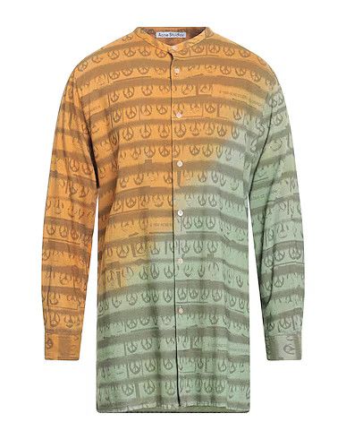 Acne Studios Acne Studio Peace Patterned Shirt In Green Size US M / EU 48-50 / 2 - 2 Thumbnail