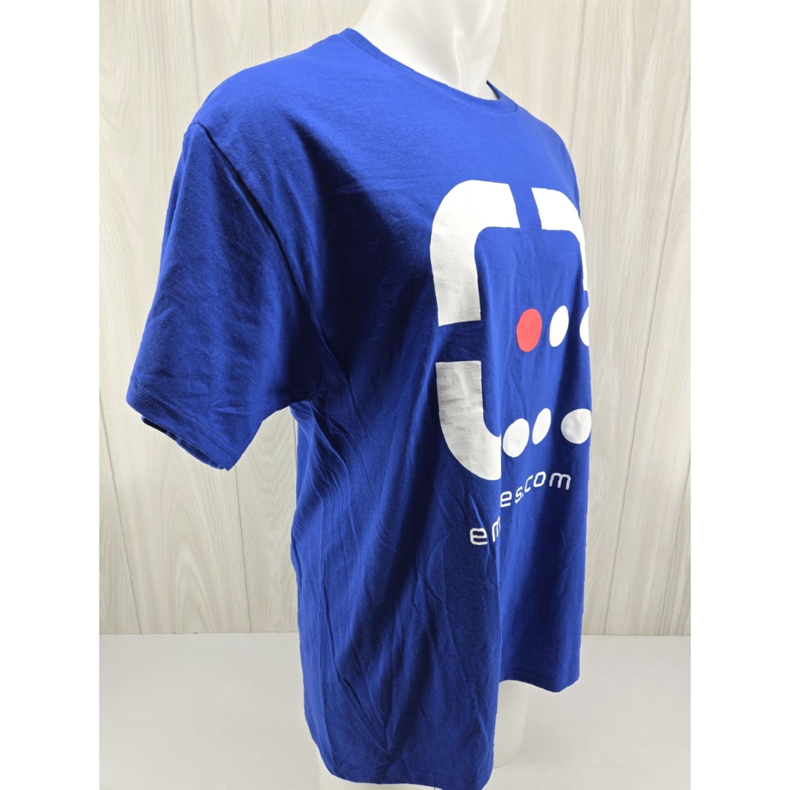 Hanes Emeres Men's T Shirt Size Large Blue Short Sleeve Regular Fit Hanes Shirt Mens L Blue 90s? Size US L / EU 52-54 / 3 - 7 Thumbnail