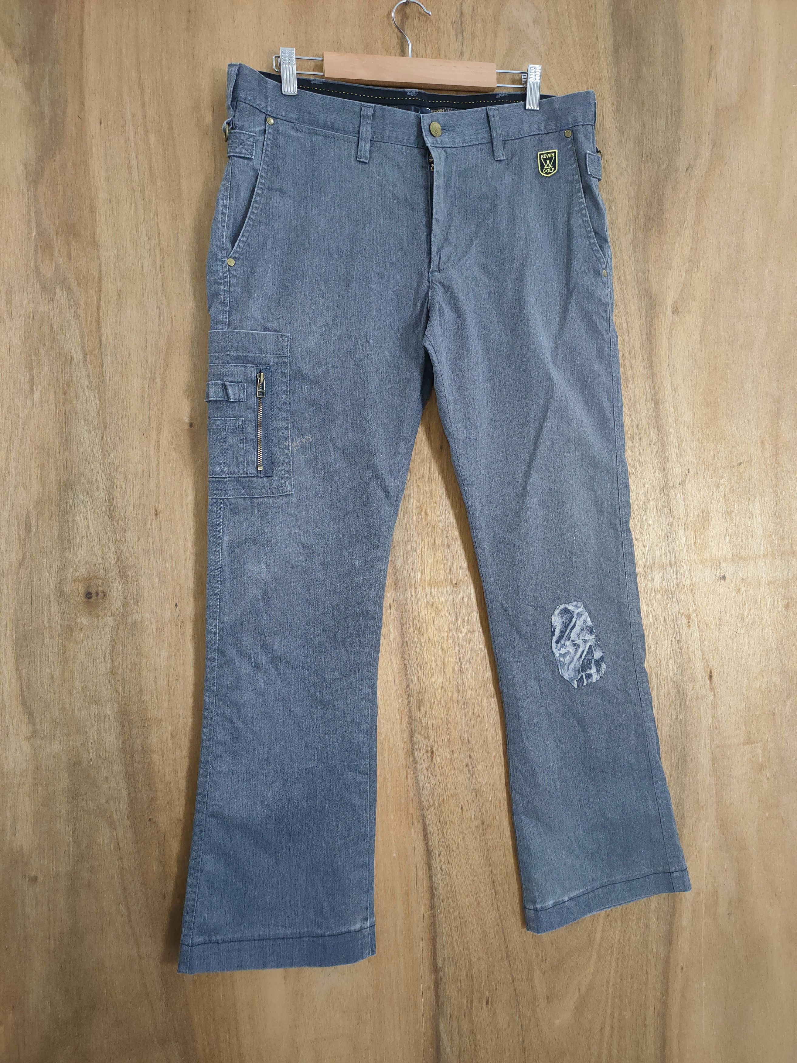 Edwin VINTAGE EDWIN GOLF FLARE CARGO PANTS Size US 32 / EU 48 - 3 Thumbnail