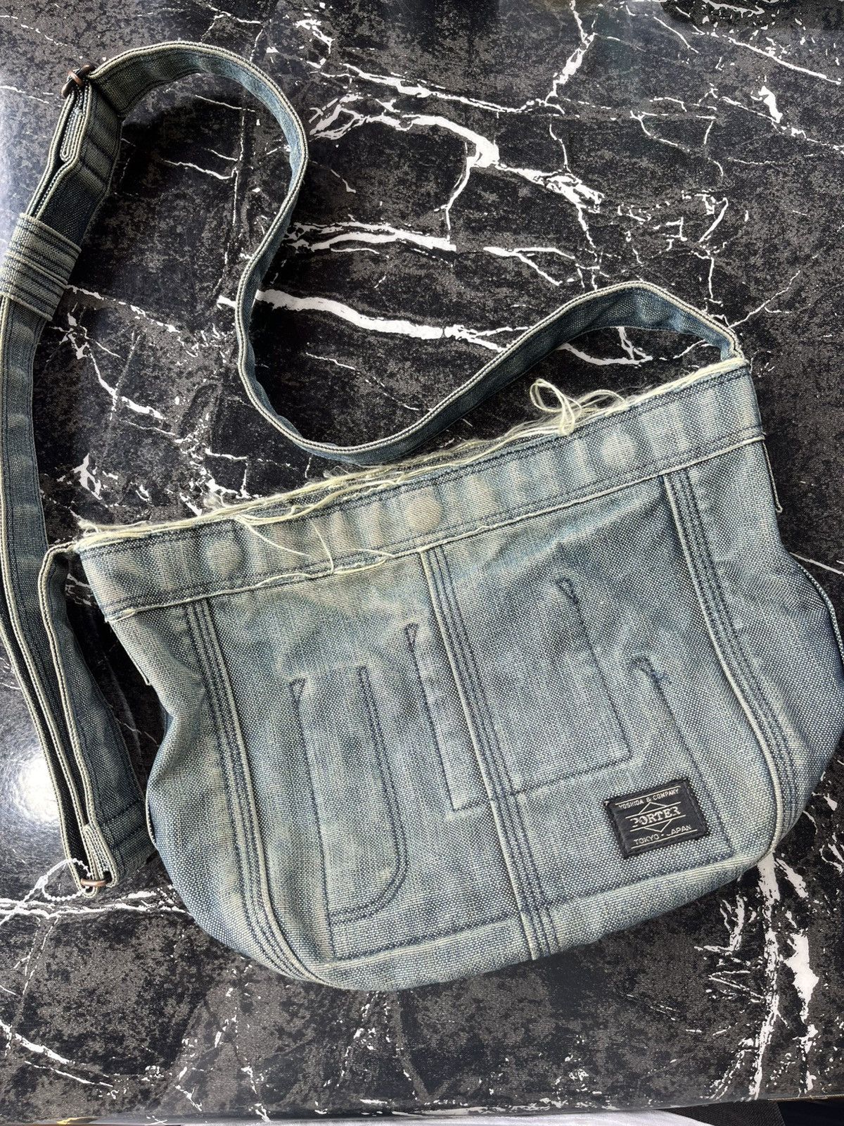 Porter vintage distressed porter sling bag Size ONE SIZE - 1 Thumbnail