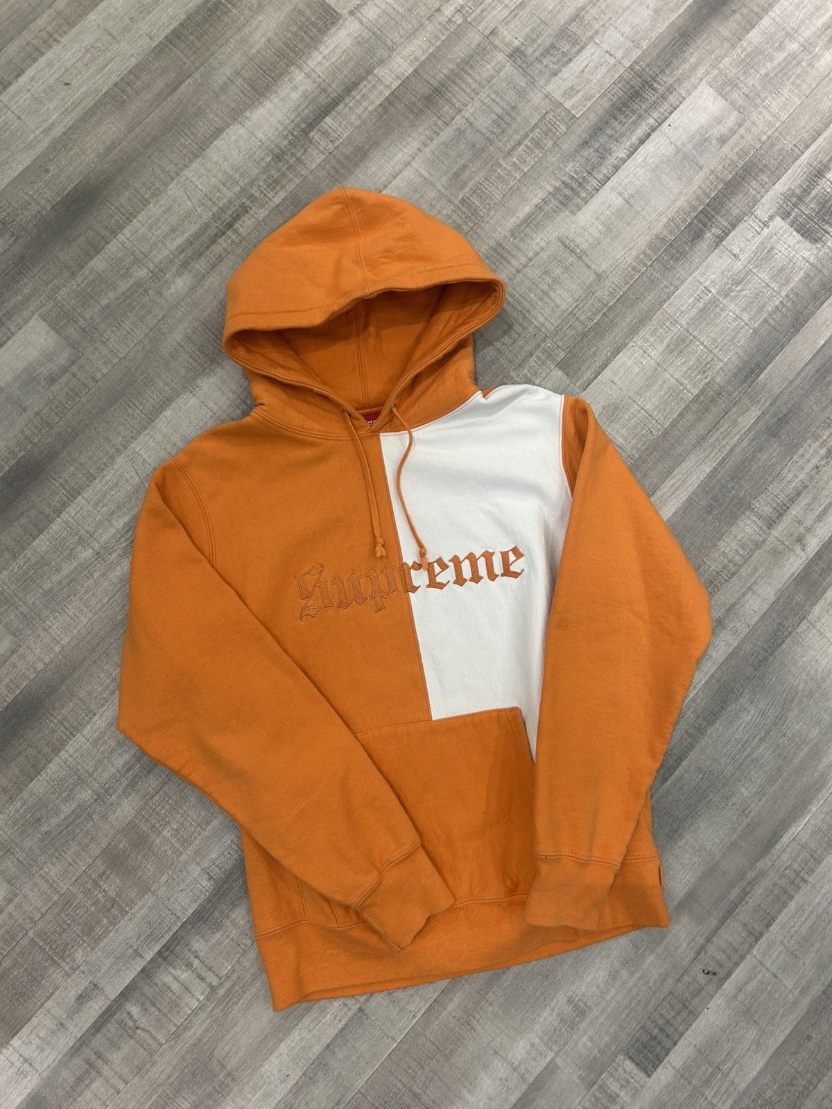 Supreme Supreme Split Old English Hoodie Size US M / EU 48-50 / 2 - 1 Thumbnail