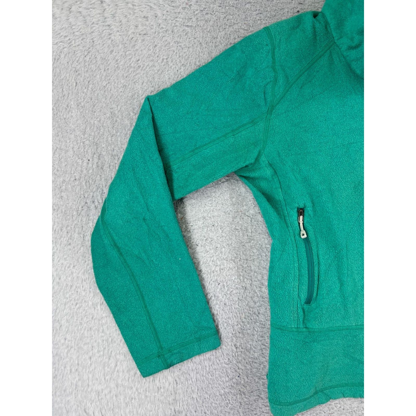 Patagonia Patagonia Jacket Womens XS Green Fleece Mock Neck Cozy Size XS / US 0-2 / IT 36-38 - 7 Thumbnail